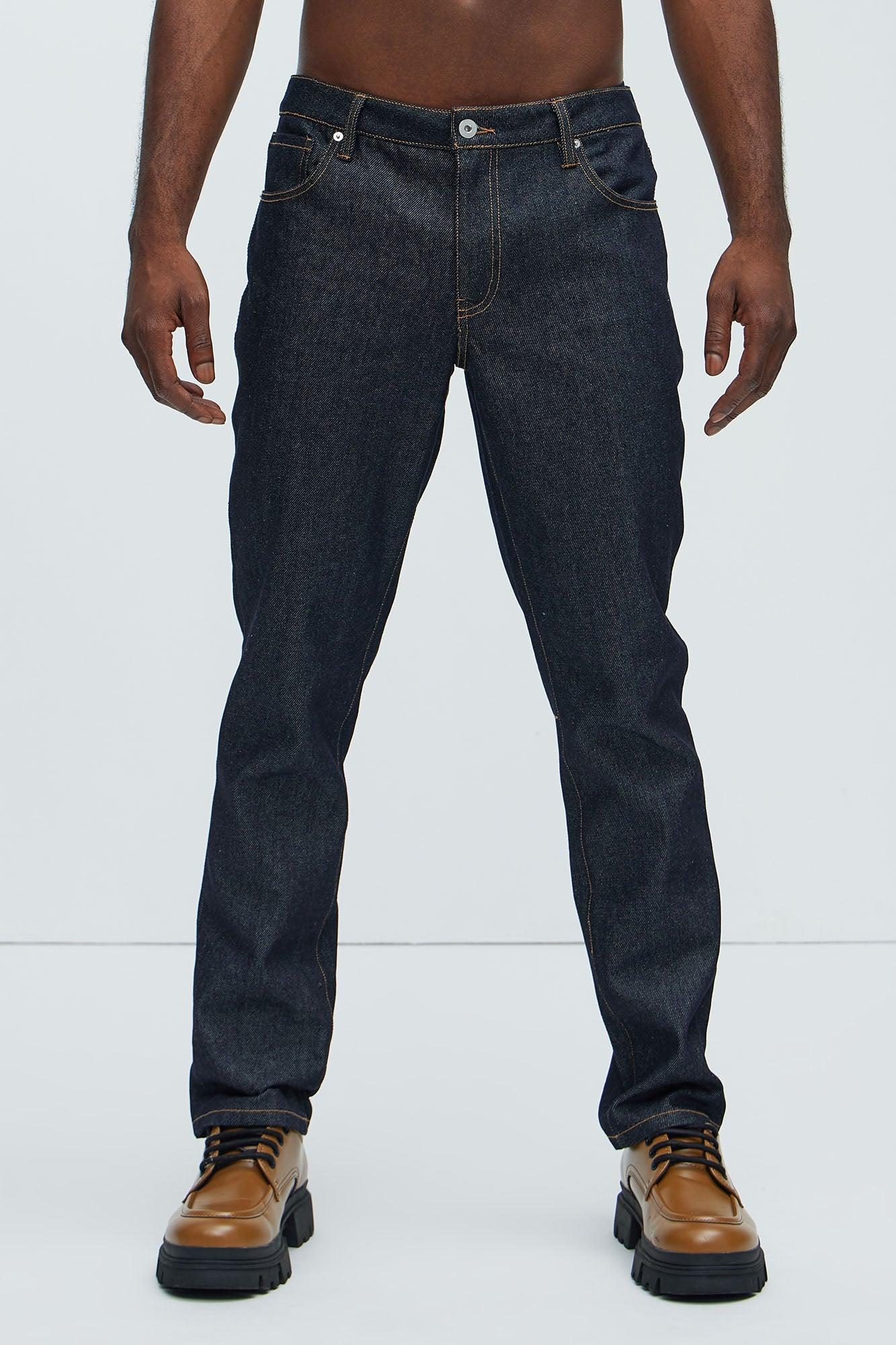 Collin Raw Denim Slim Jeans  - Indigo Product Image