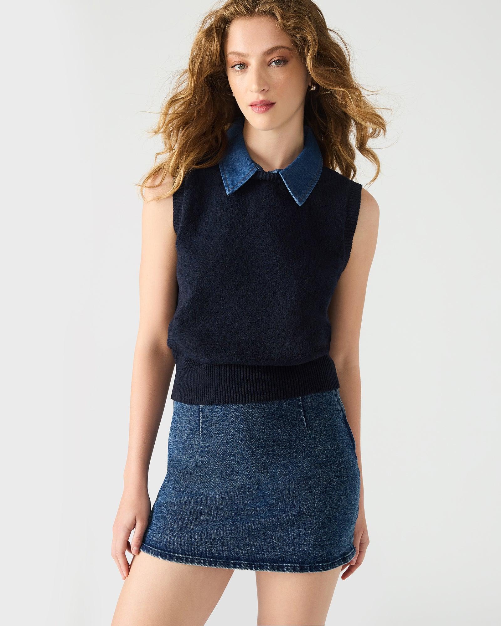 JEANE SWEATER VEST MULTI Female Product Image