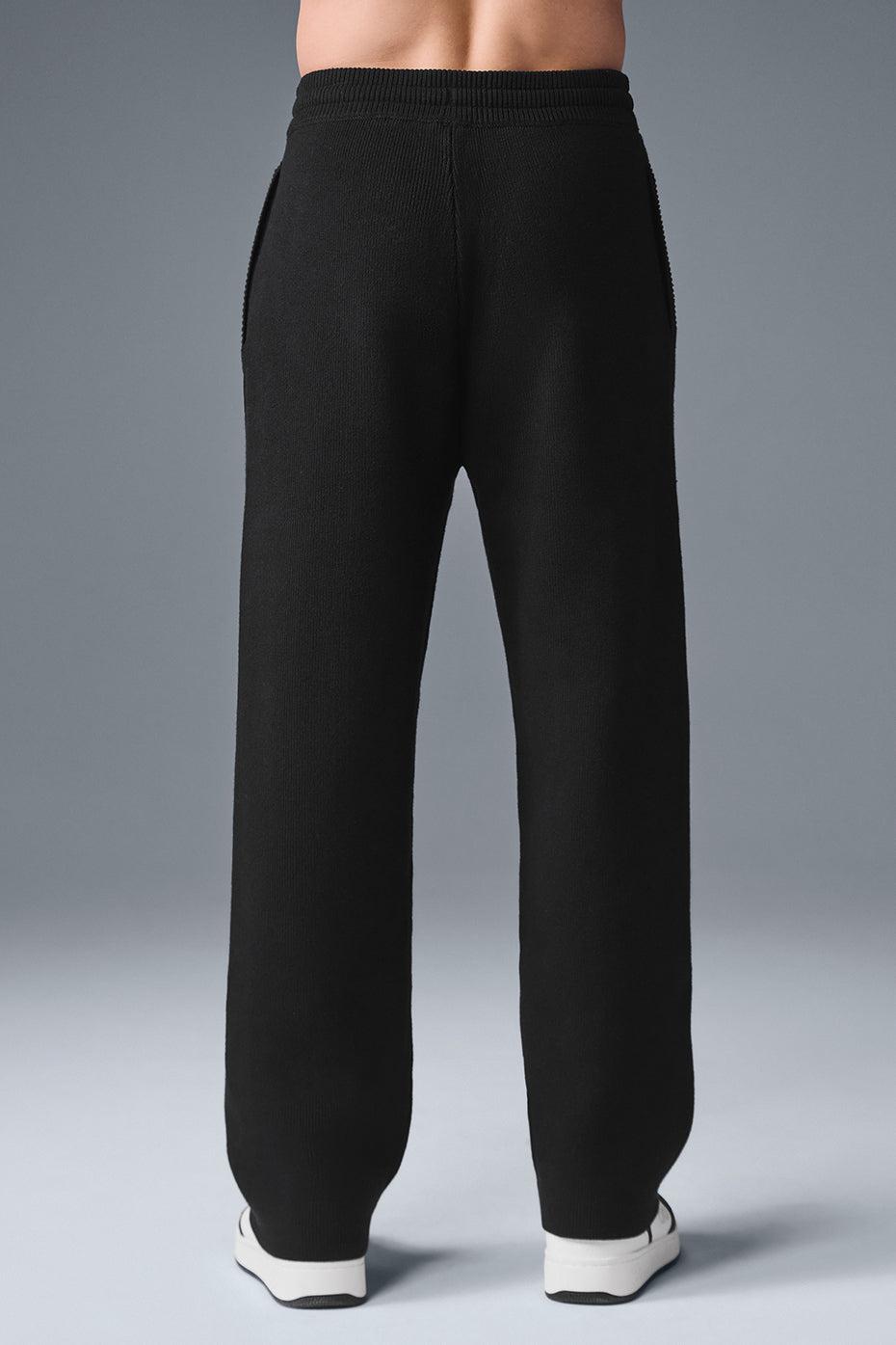 Scholar Straight Leg Sweatpant - Black Male Product Image