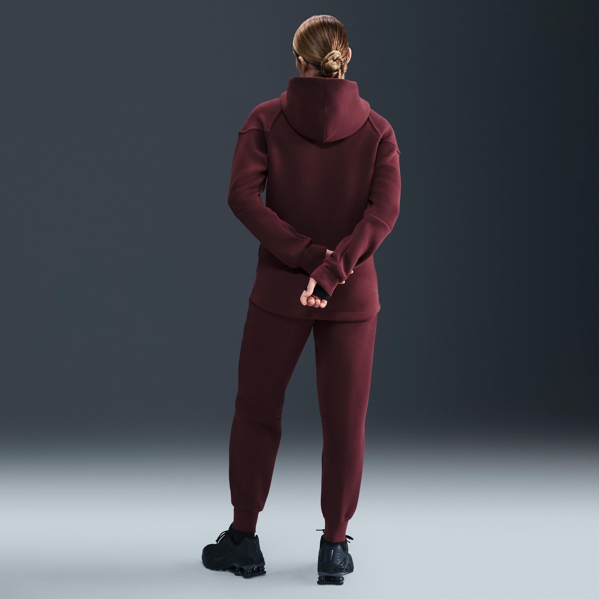 Womens Nike Sportswear Tech Fleece Mid-Rise Jogger Pants | FB8330-652 Product Image