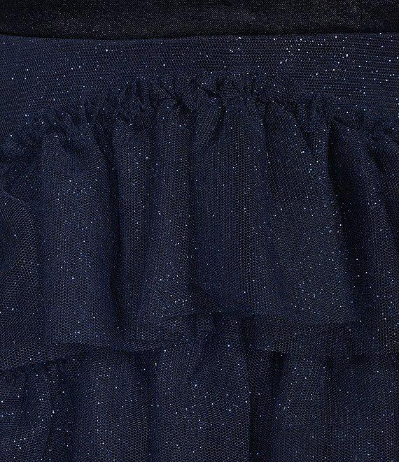 Pear Culture V-Neck Spaghetti Strap Tiered Lace-Up Dress Product Image