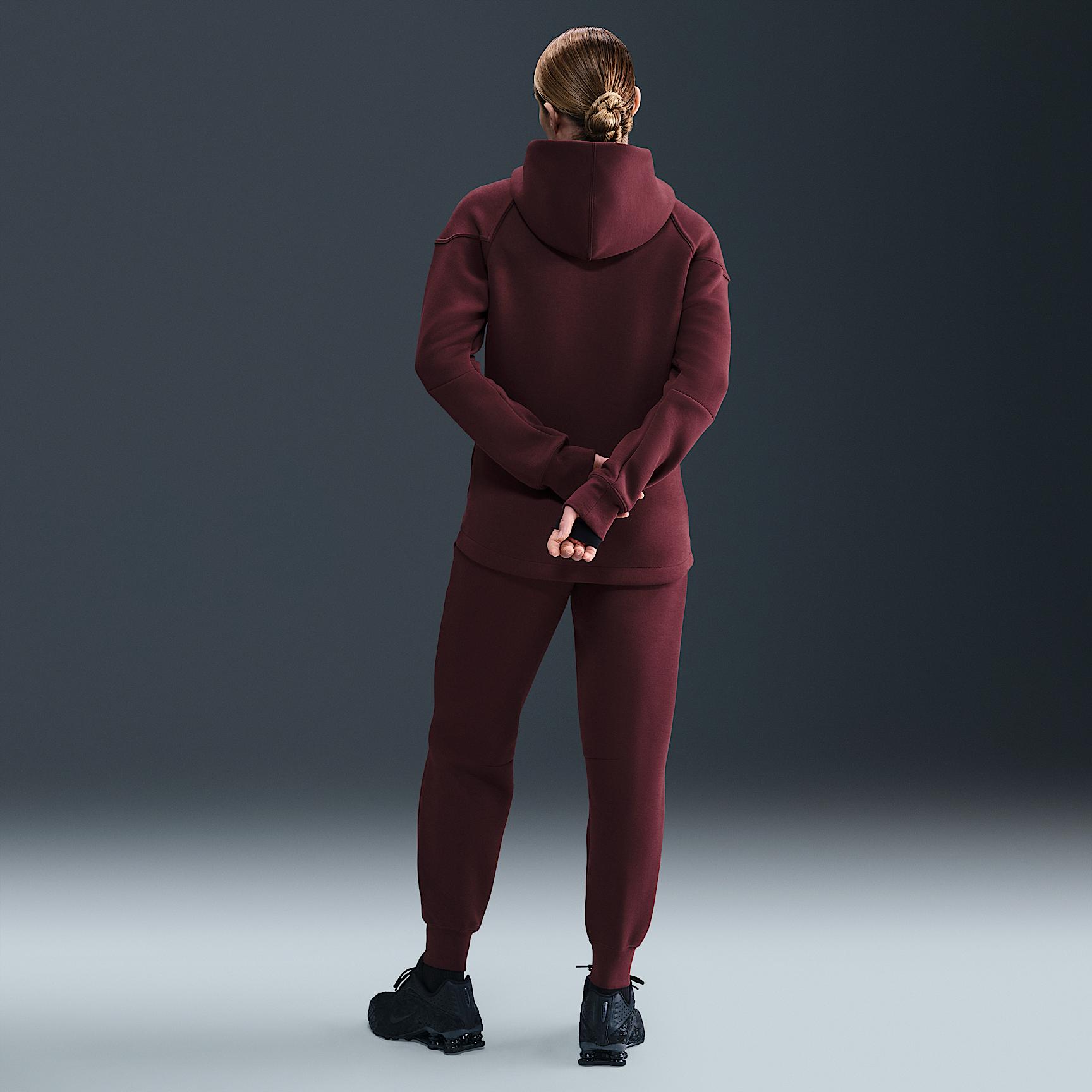 Womens Nike Sportswear Tech Fleece Mid-Rise Jogger Pants | FB8330-652 Product Image