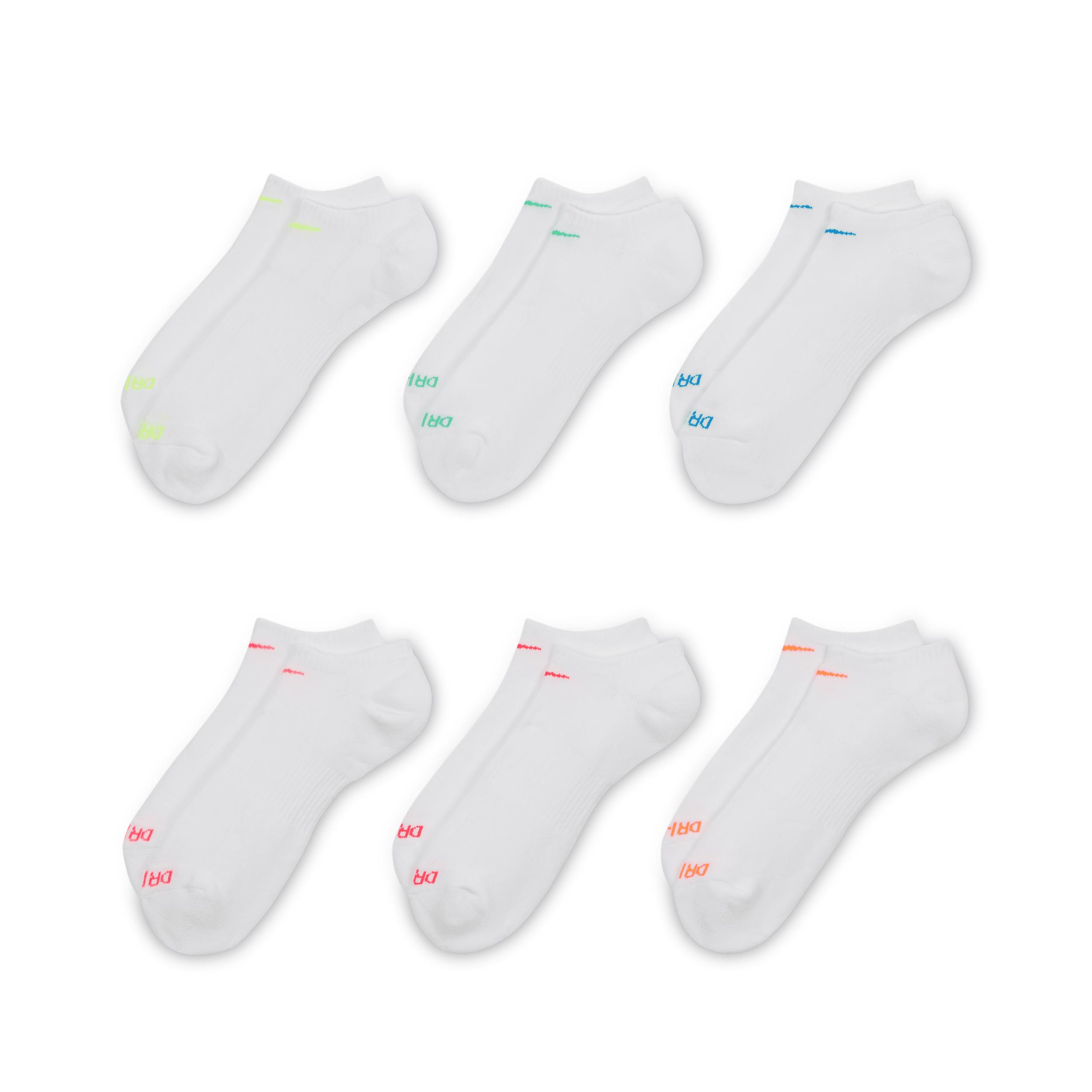 Nike Mens Everyday Plus Cushioned Training No-Show Socks (6 Pairs) | SX6898-968 Product Image