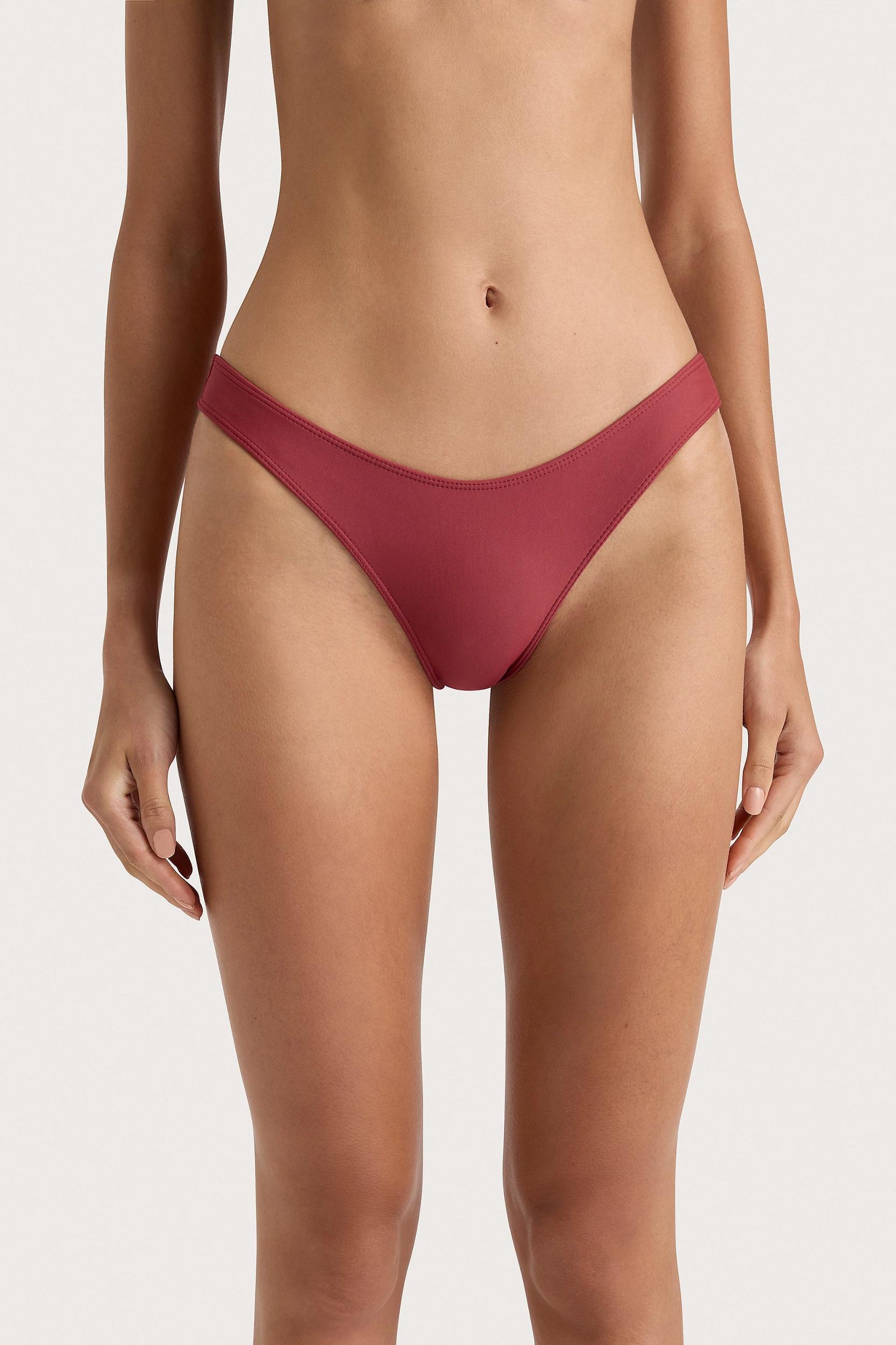 Cabo String One Piece Wine - Final Sale Product Image