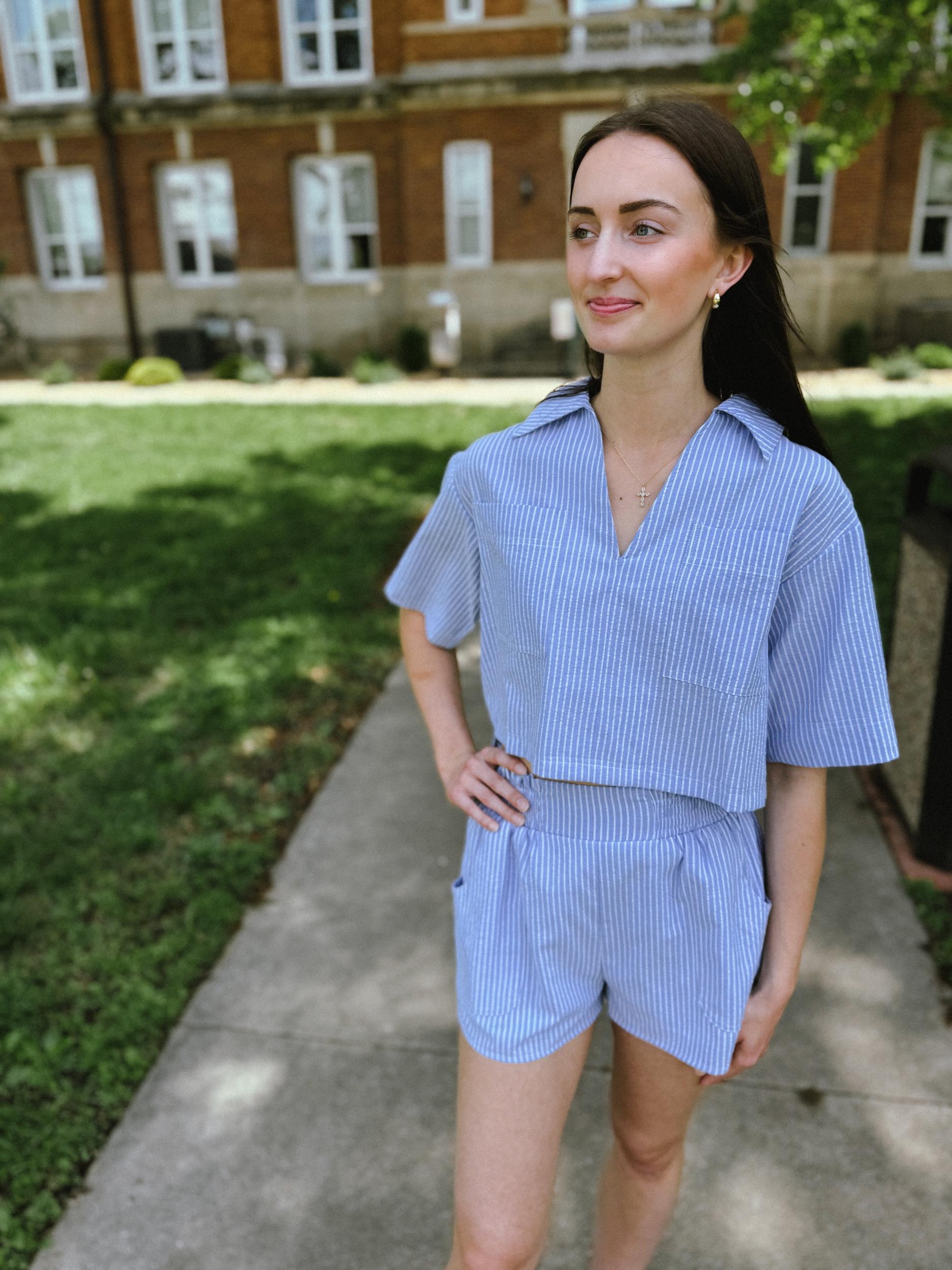 Cerulean Stripe Set Product Image