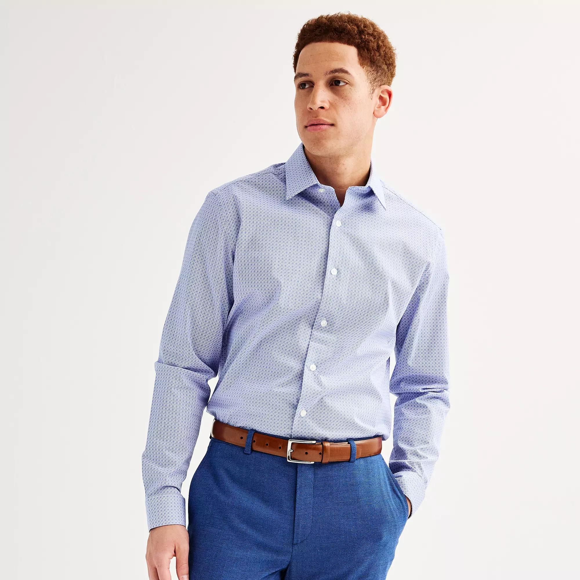 Mens Apt. 9 Premier Flex Regular-Fit Dress Shirt Product Image