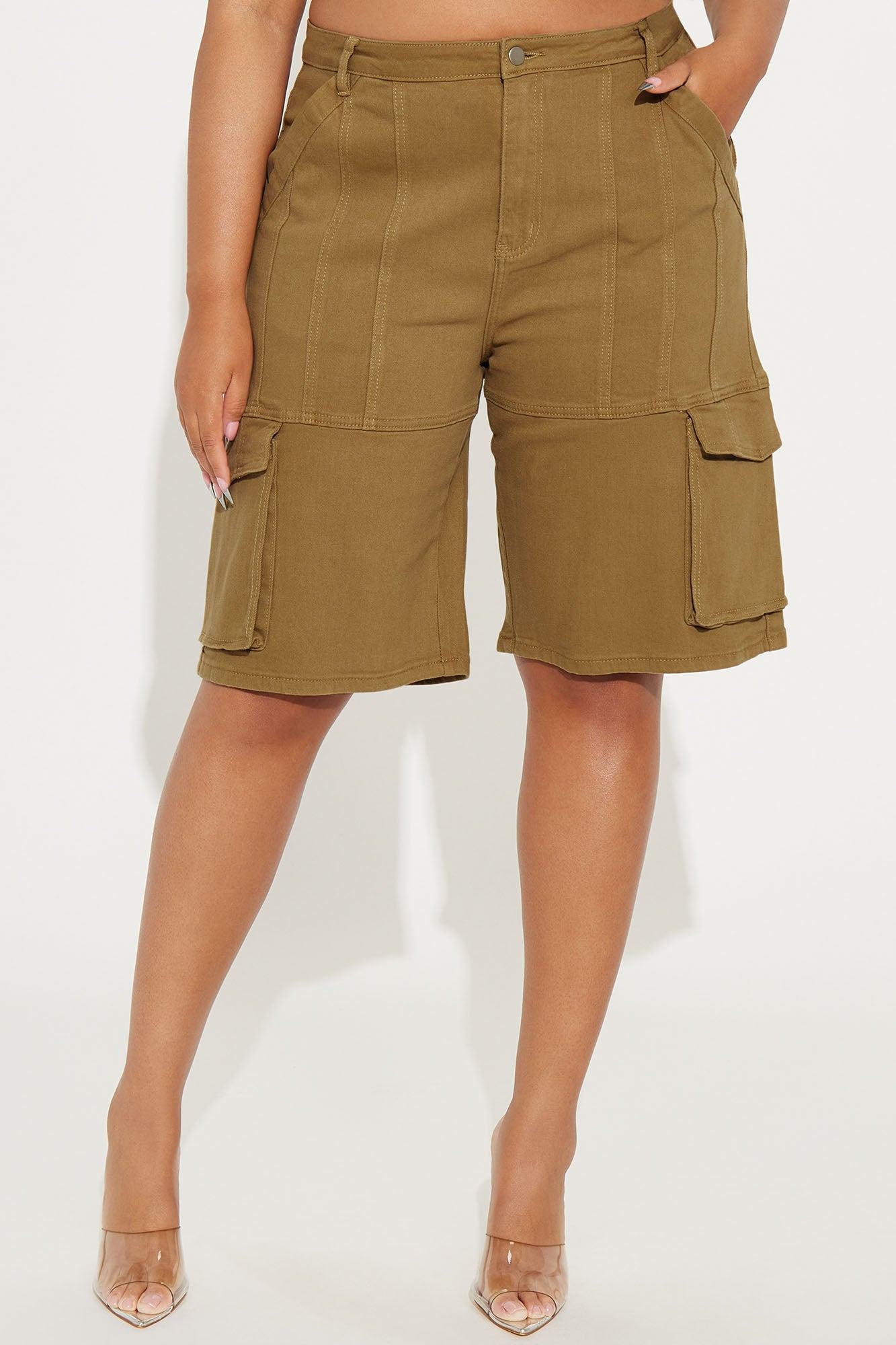 Braelynn Bermuda Short - Tan Product Image