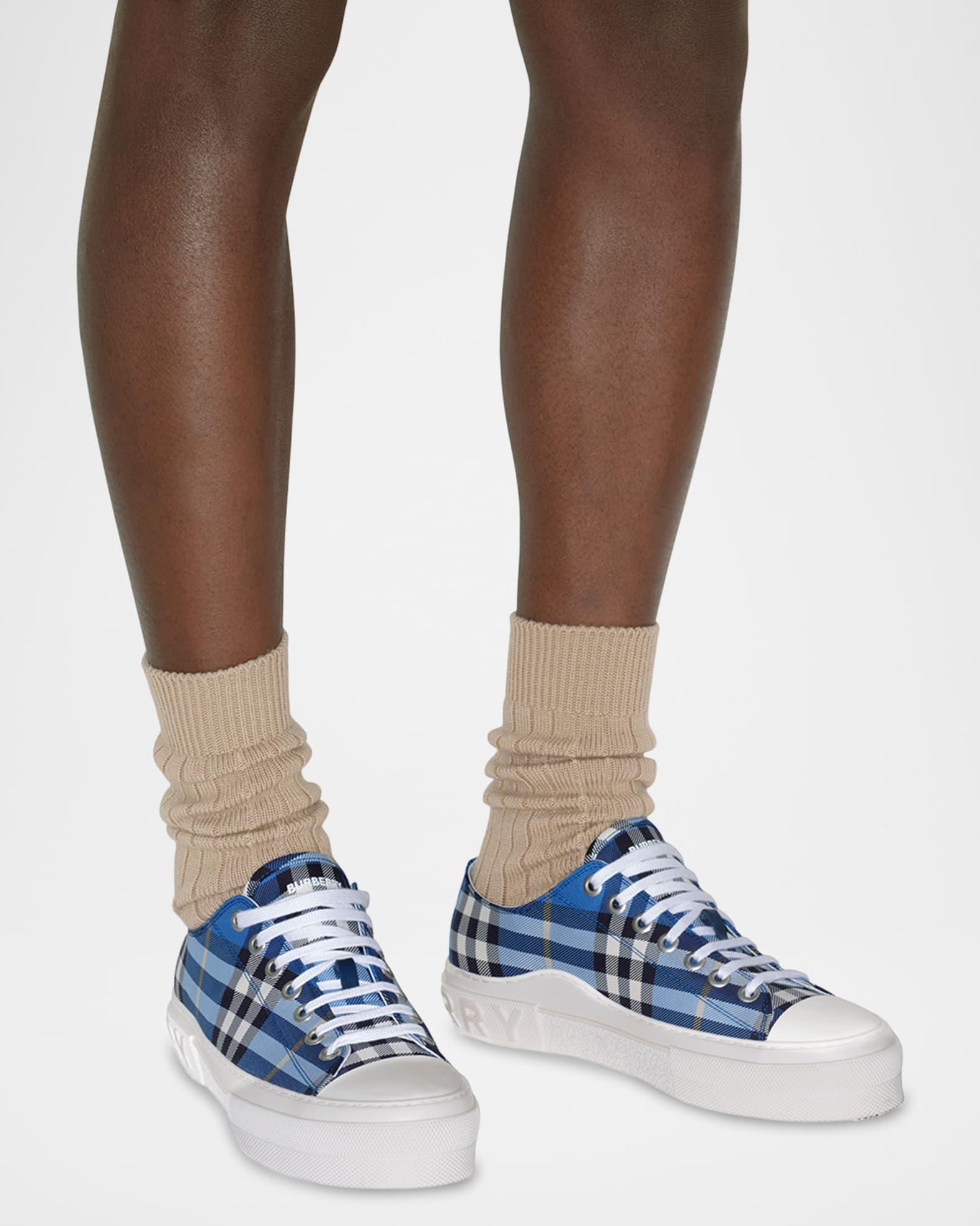 Men's Jack Check Low-Top Sneakers Product Image