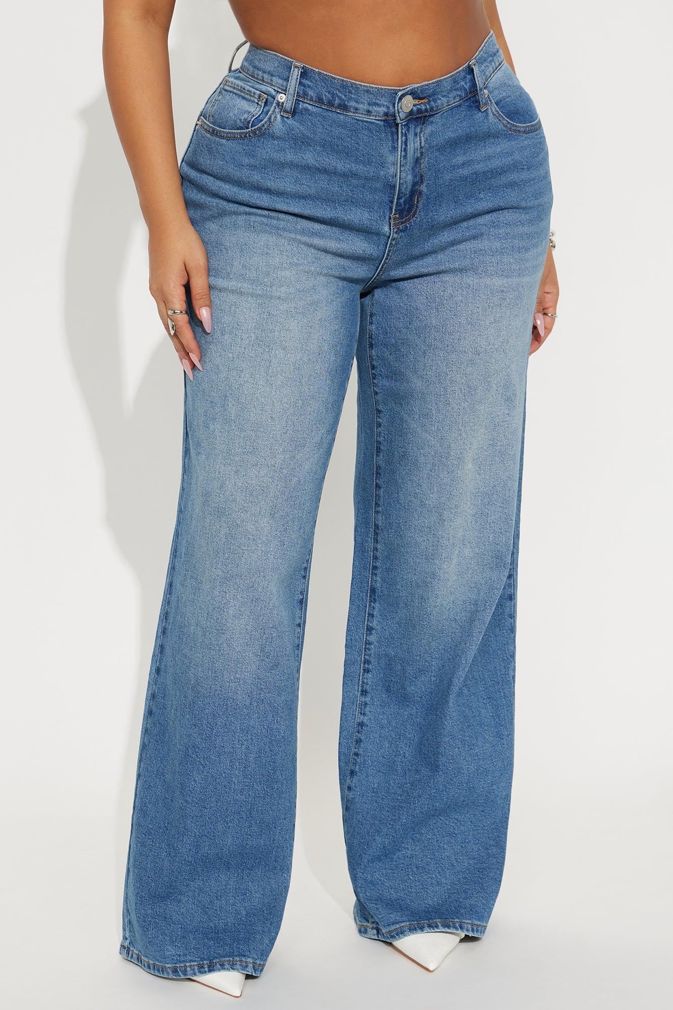 Favorite Classic Wide Leg Jeans - Medium Wash Female Product Image