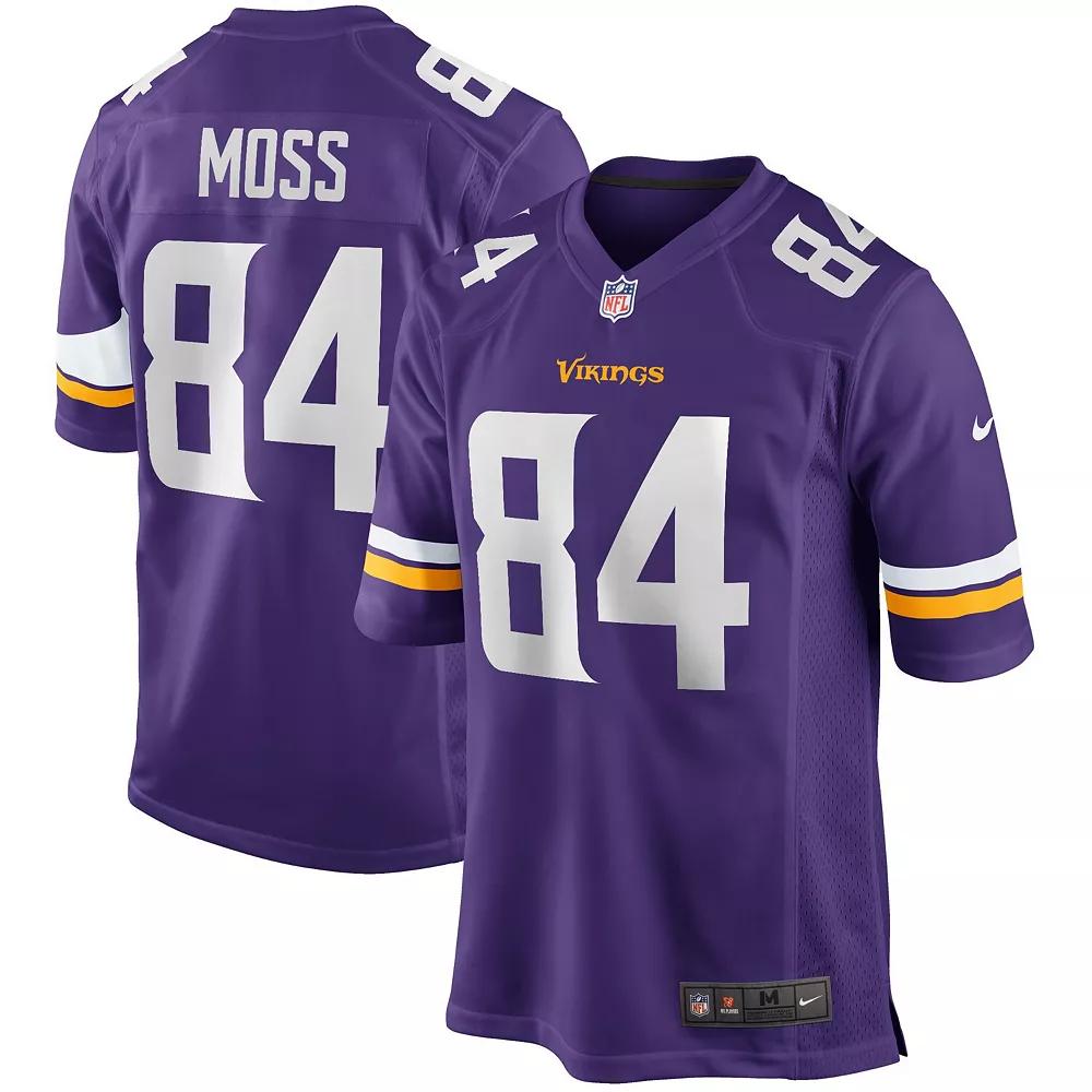 Men's Nike Randy Moss Purple Minnesota Vikings Game Retired Player Jersey,  Product Image
