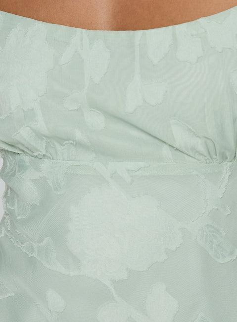 Avienna Maxi Dress Sage Burnout Product Image