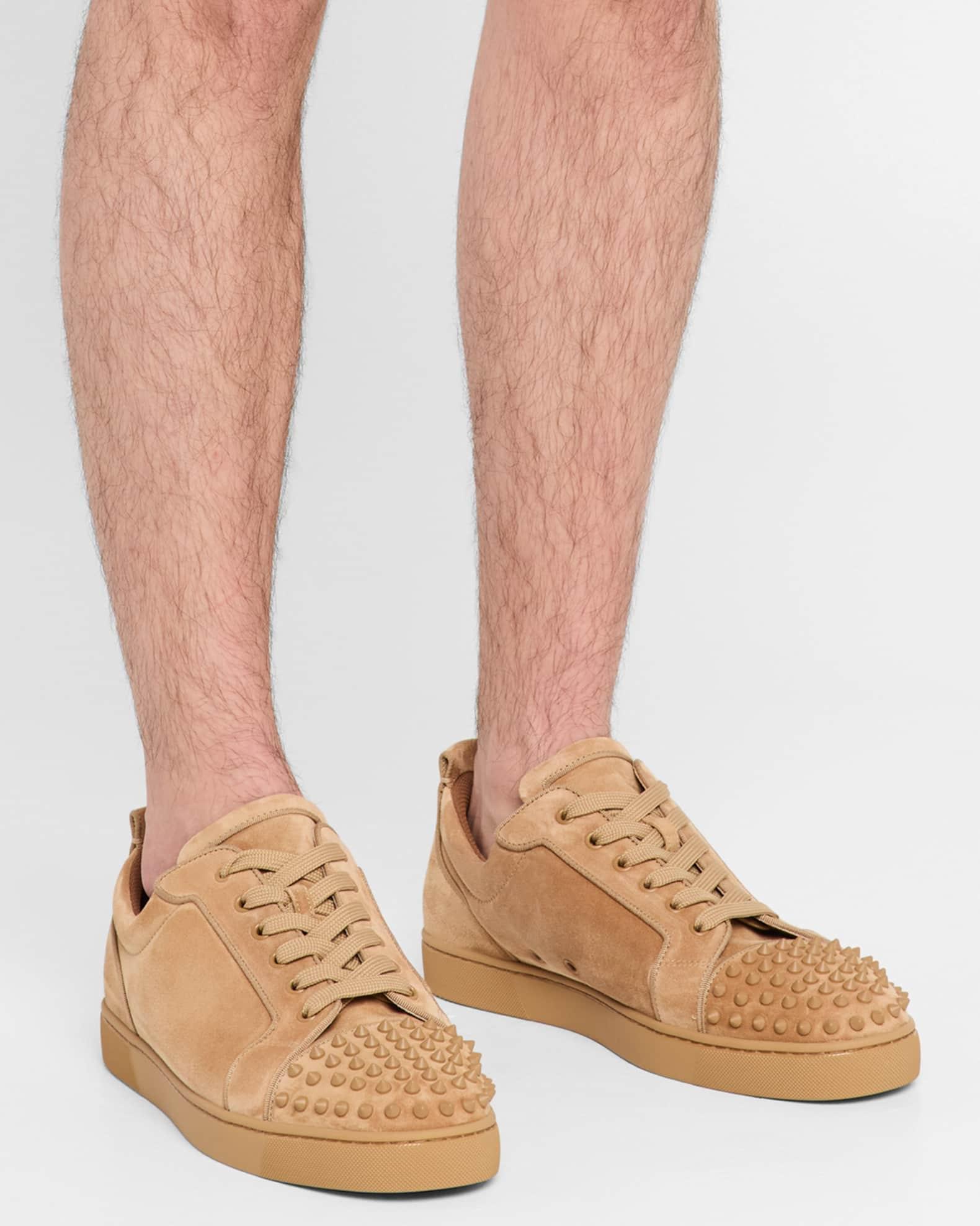 Men's Louis Junior Spikes Low-Top Suede Sneakers  Product Image