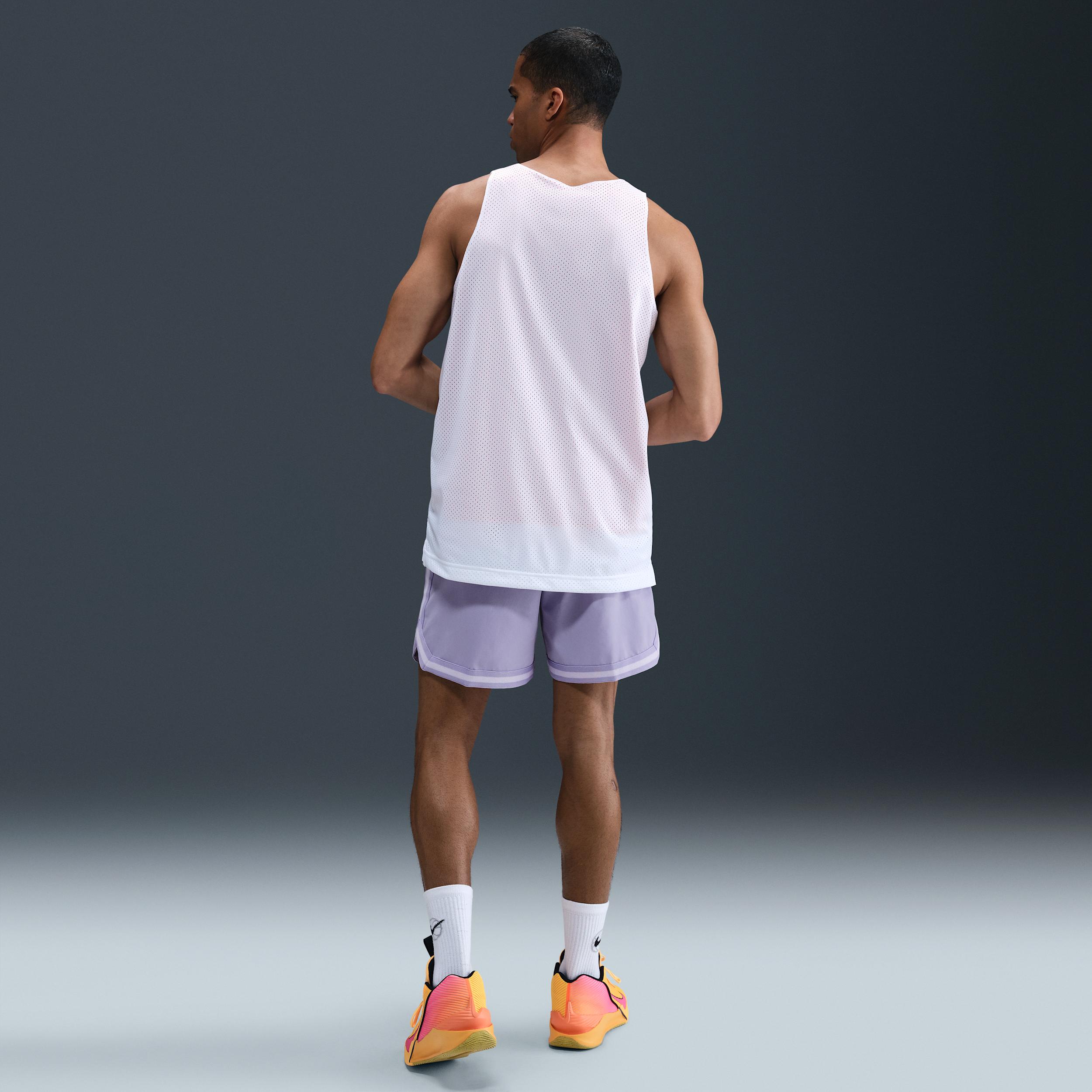 Nike Mens DNA Dri-FIT 6 UV Woven Basketball Shorts | FN2659-515 Product Image