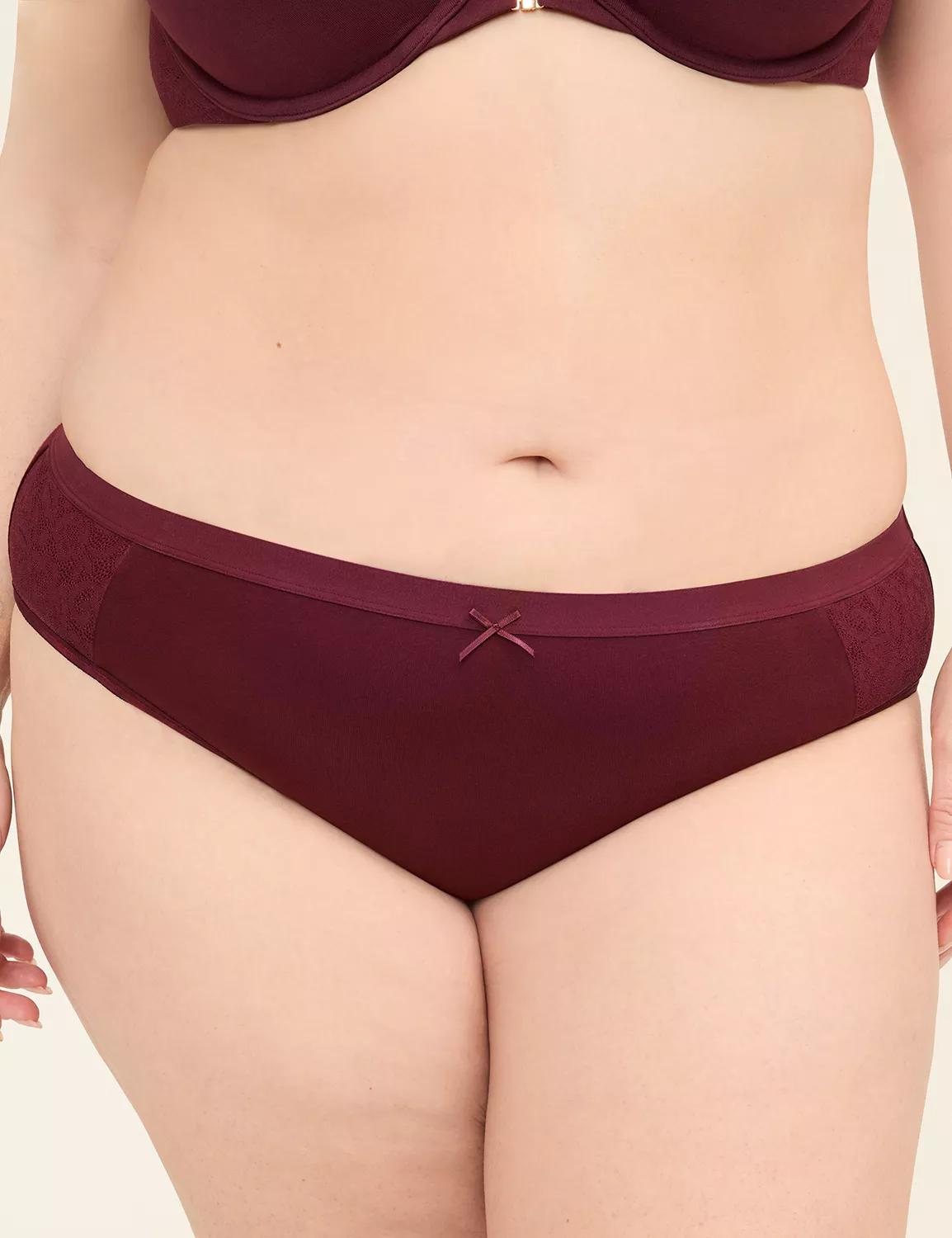 Cotton Hipster Panty With Lace-Trim Product Image