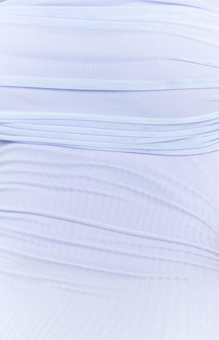 Beverley Lilac Mesh Maxi Dress Product Image