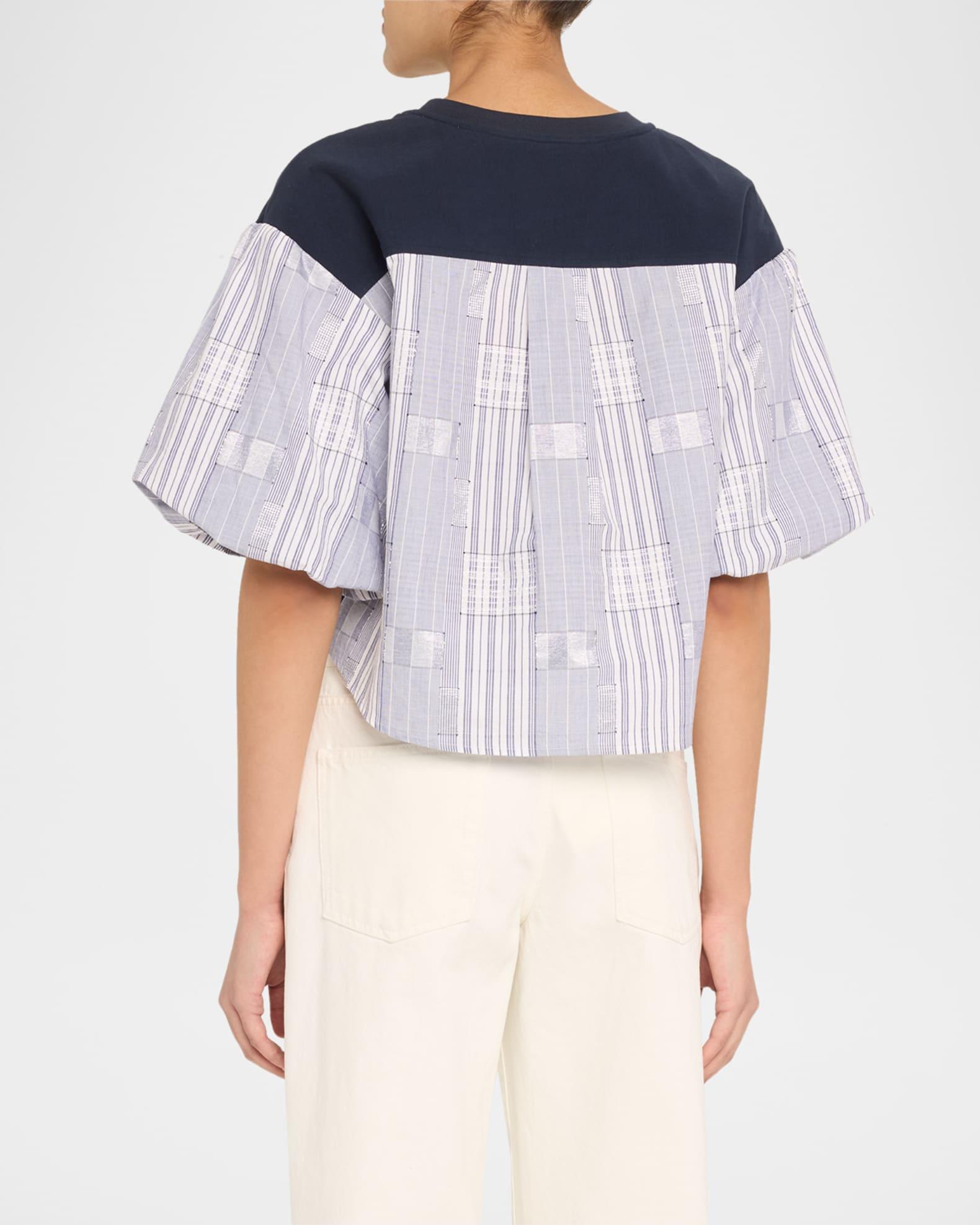 Toula Puff-Sleeve Combo Top Product Image
