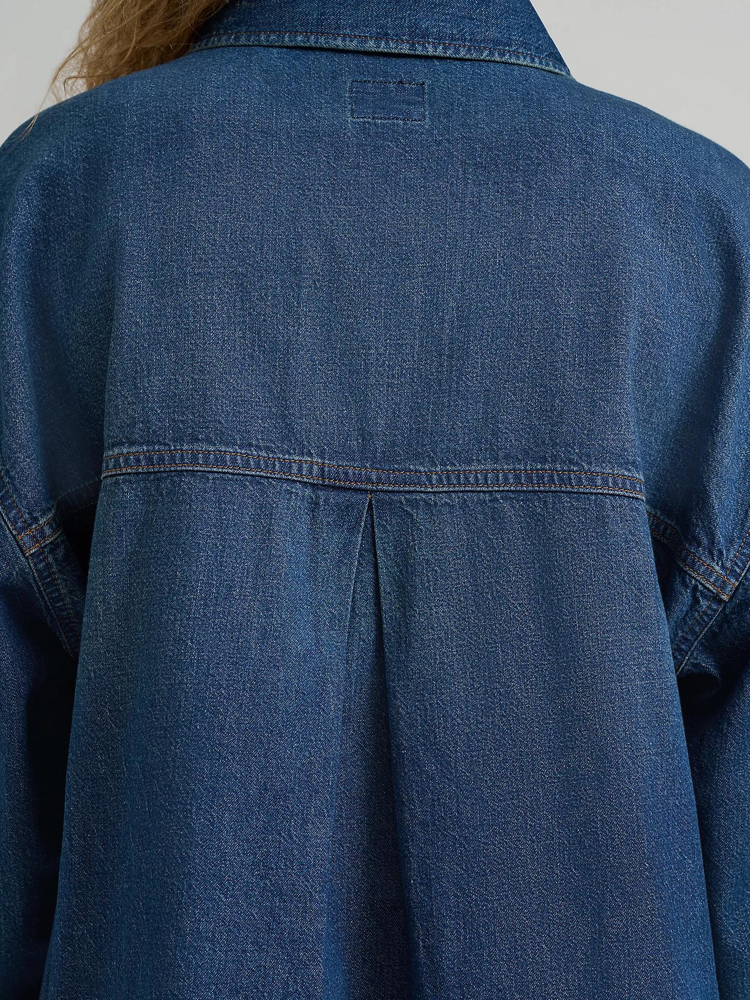 Women's Swing Back Denim Button Down Shirt | Women's Tops & Tees | Lee® Product Image