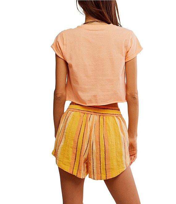 Free People The Perfect Tee Crew Neck Short Sleeve Cropped Tee Product Image