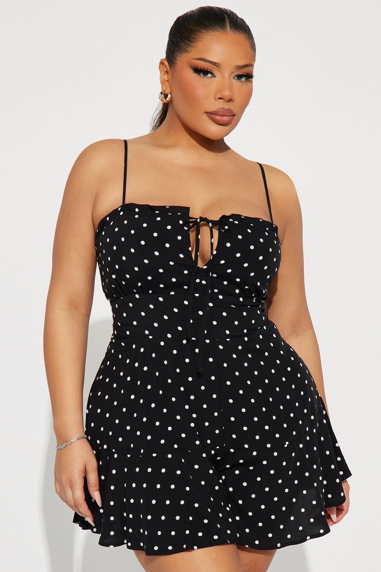 Itzel Romper  - Black/White Product Image