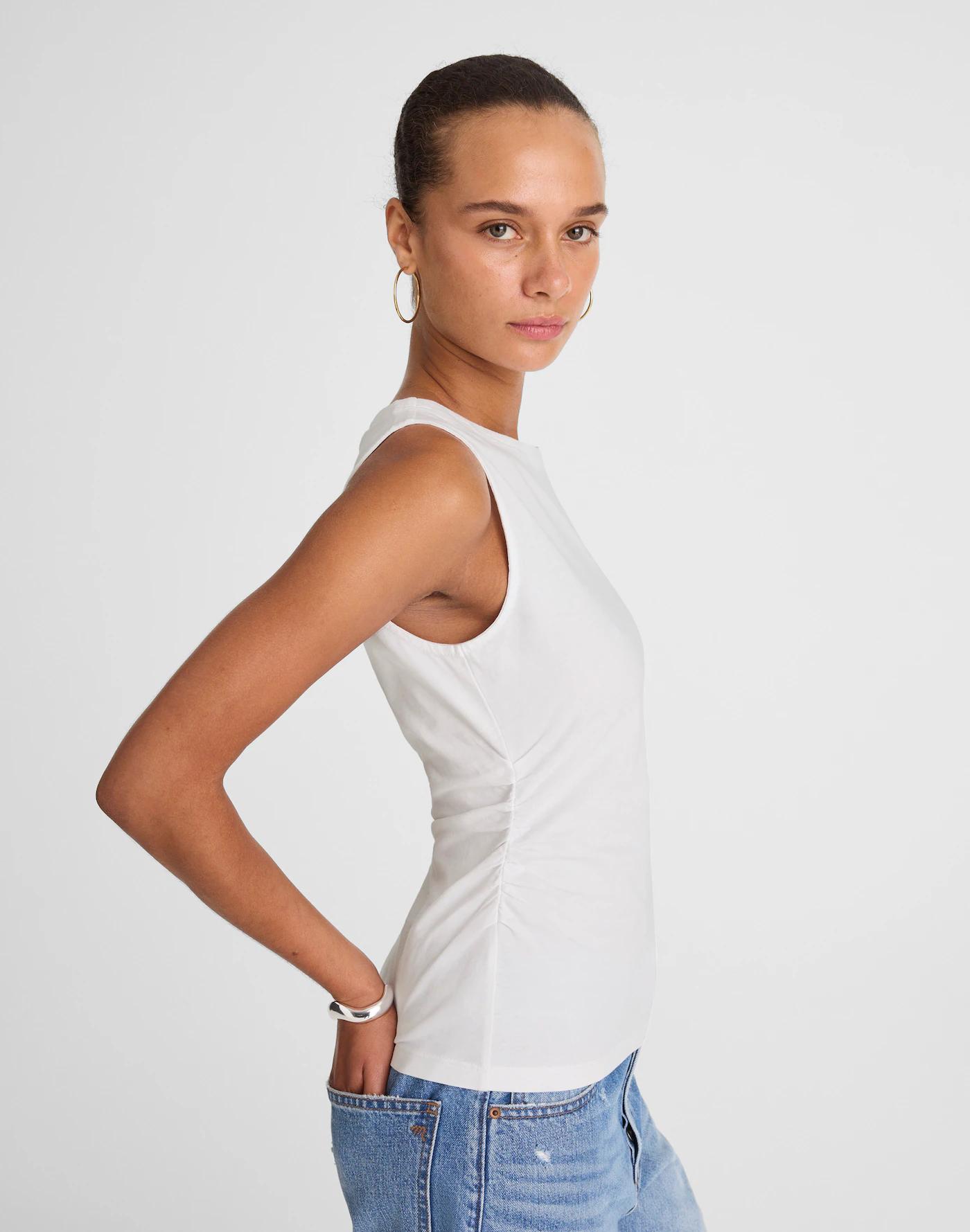 Cinched Crewneck Tank Product Image