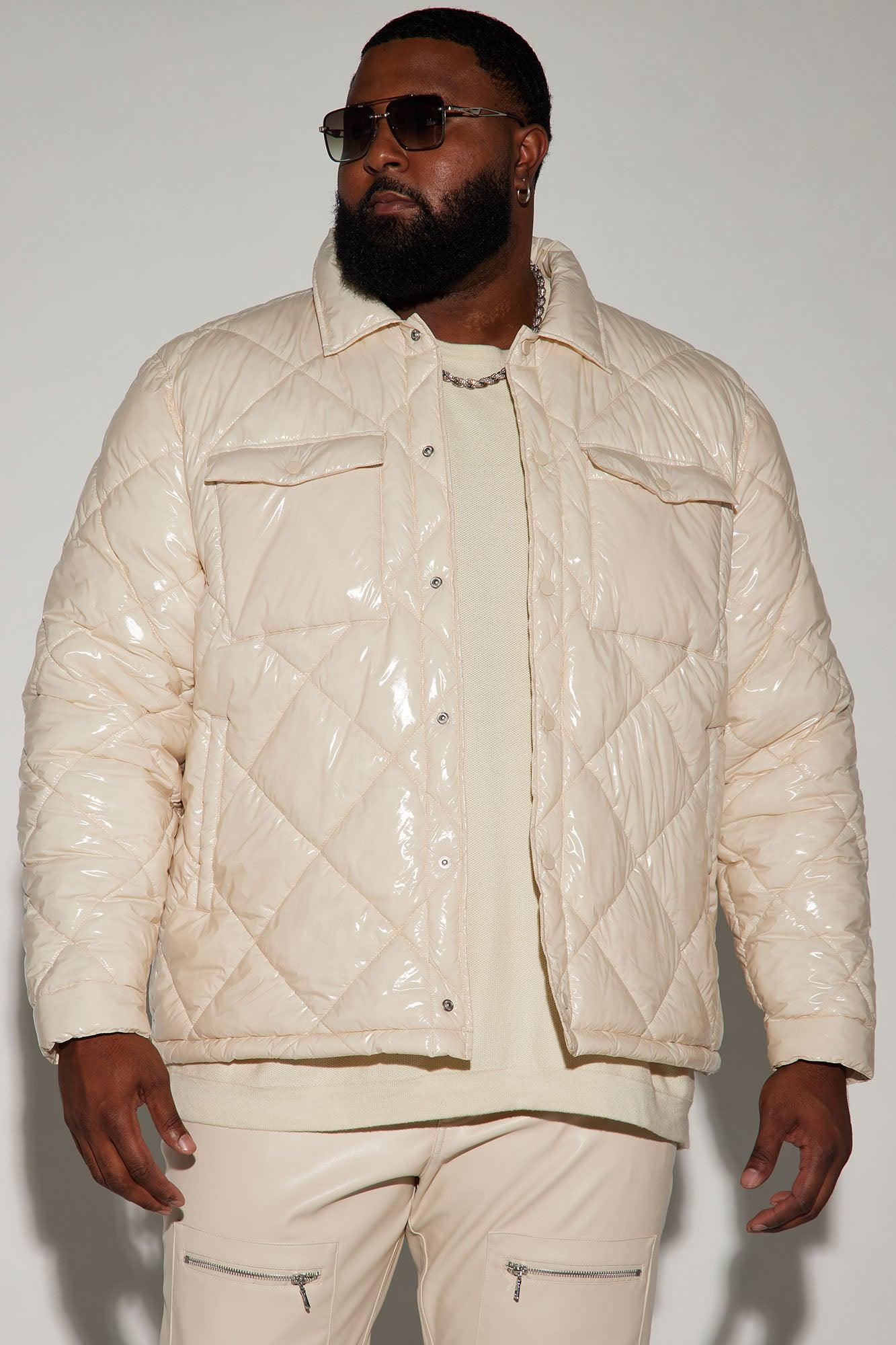 Your Diamond Quilted Puffer Jacket - Cream Product Image