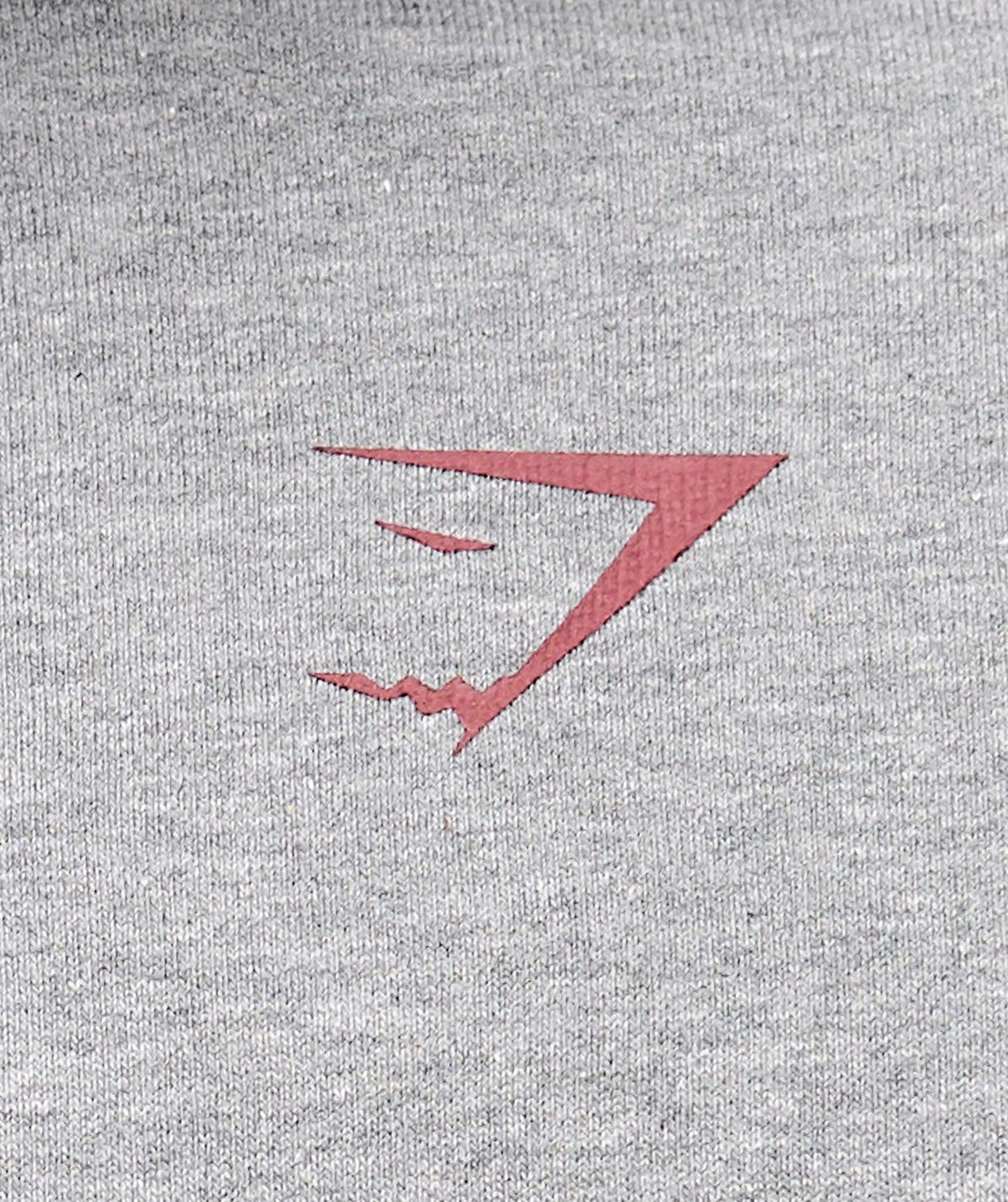 Gymshark Power Crew - Charcoal Core Marl Male Product Image