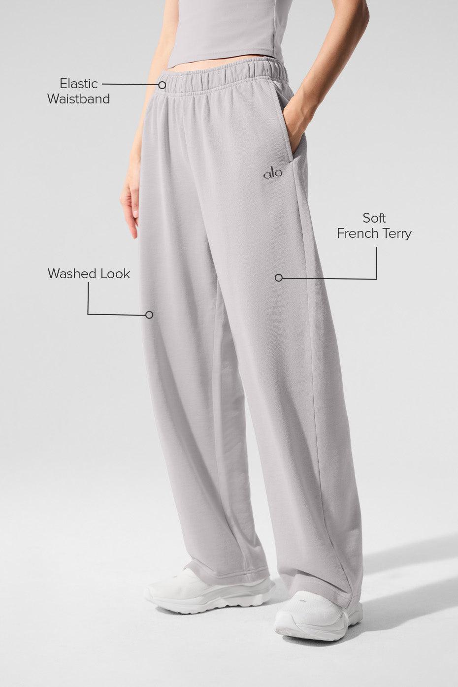 Washed Accolade Straight Leg Sweatpant - Grey Sky Wash Product Image