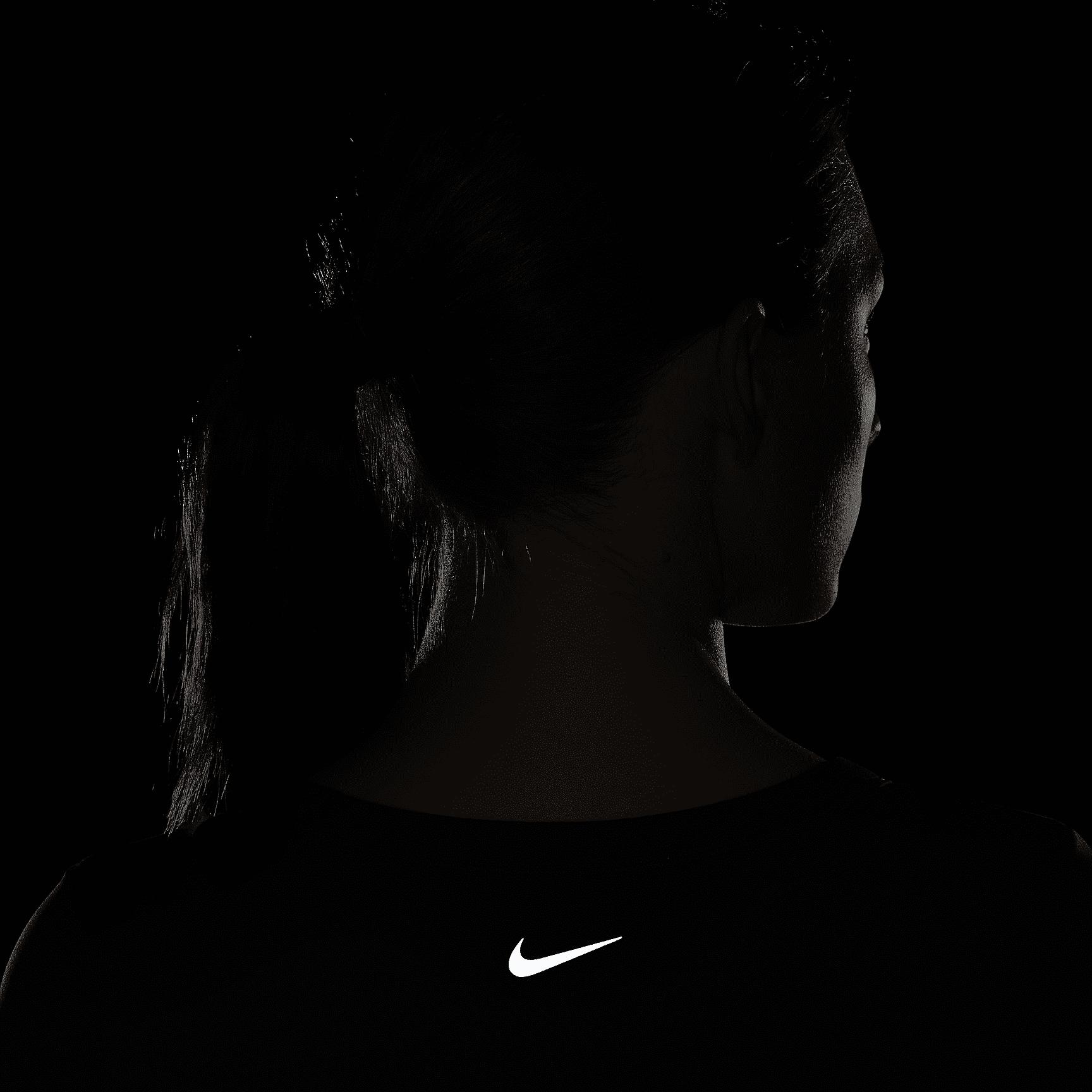 Nike Womens One Fitted Dri-FIT Short-Sleeve Cropped Top | FN2804-010 Product Image