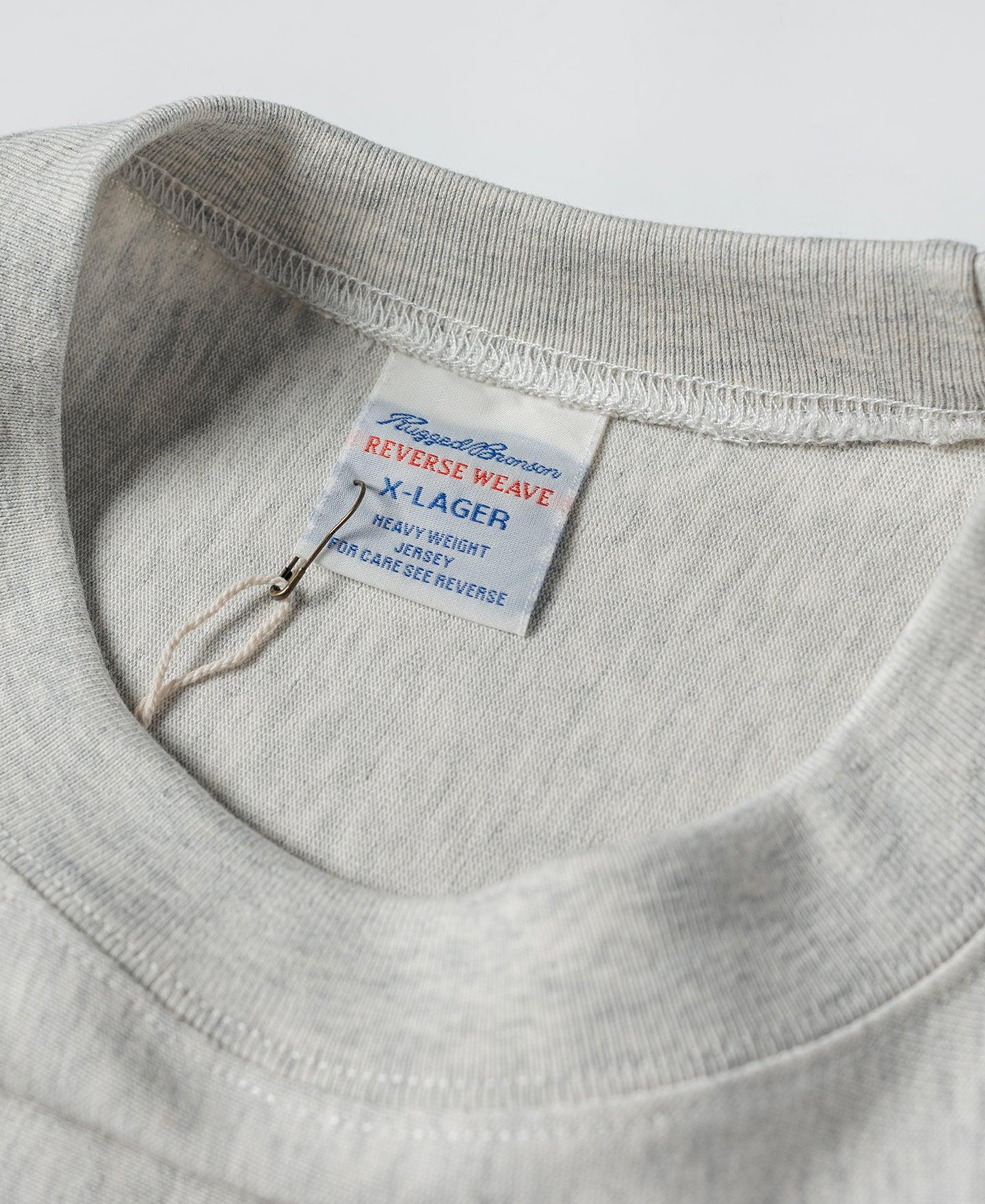 10.6 oz Reverse Weave T-Shirt - Gray Product Image