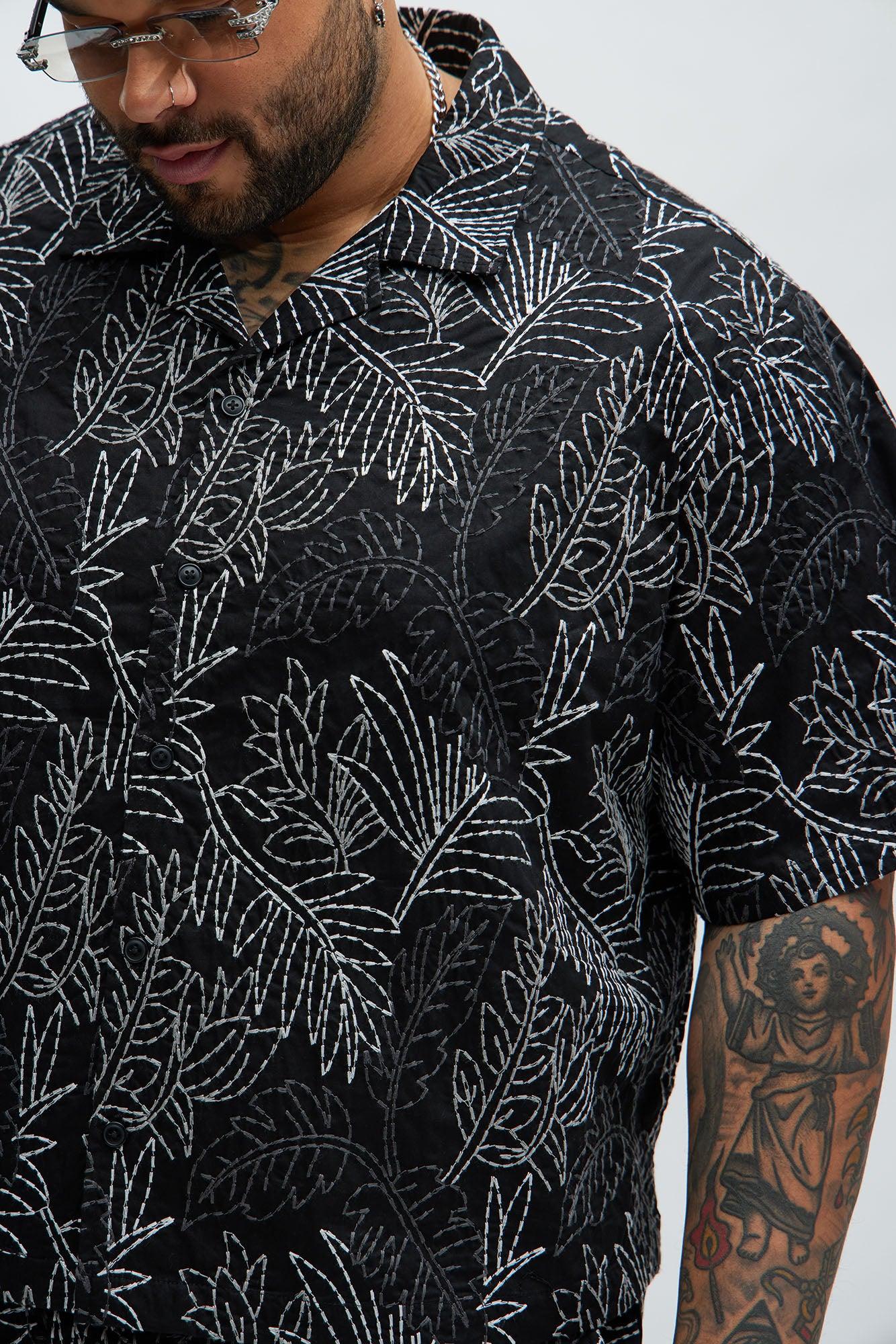 Come Thru Embroidery Shirt - Black/combo Product Image