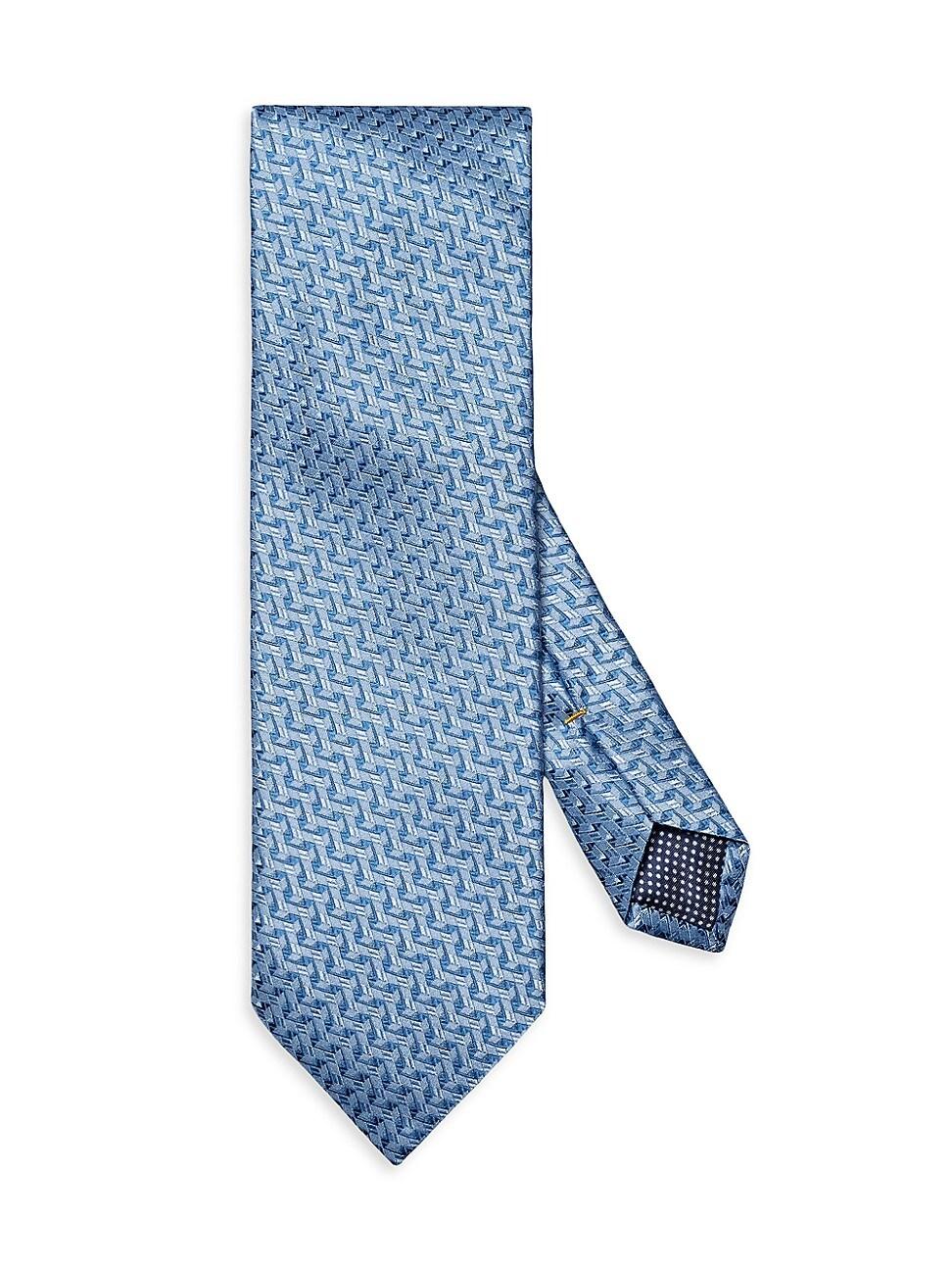 Mens Geometric Silk Tie Product Image