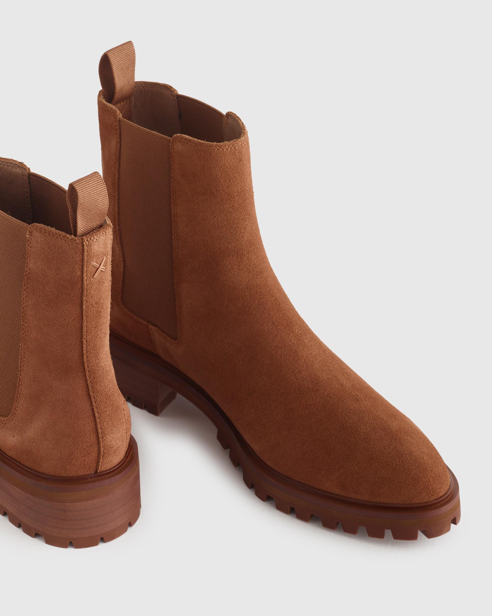Quince | Women's Suede Chelsea Boot Suede Leather Product Image