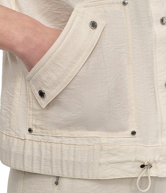 DKNY by Donna Karan Short Sleeve Utility Jacket Product Image