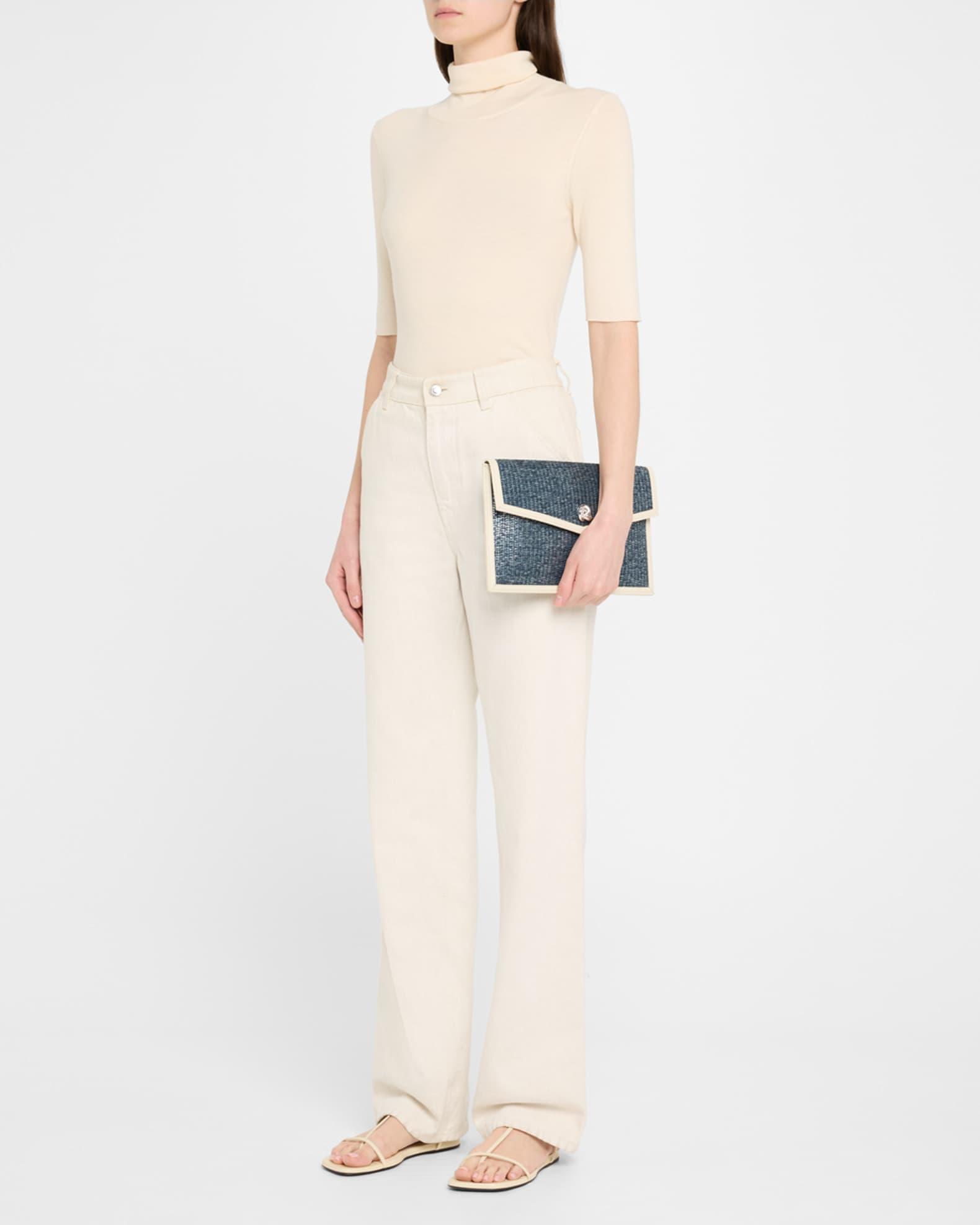 Brick Envelope Woven Clutch Bag Product Image