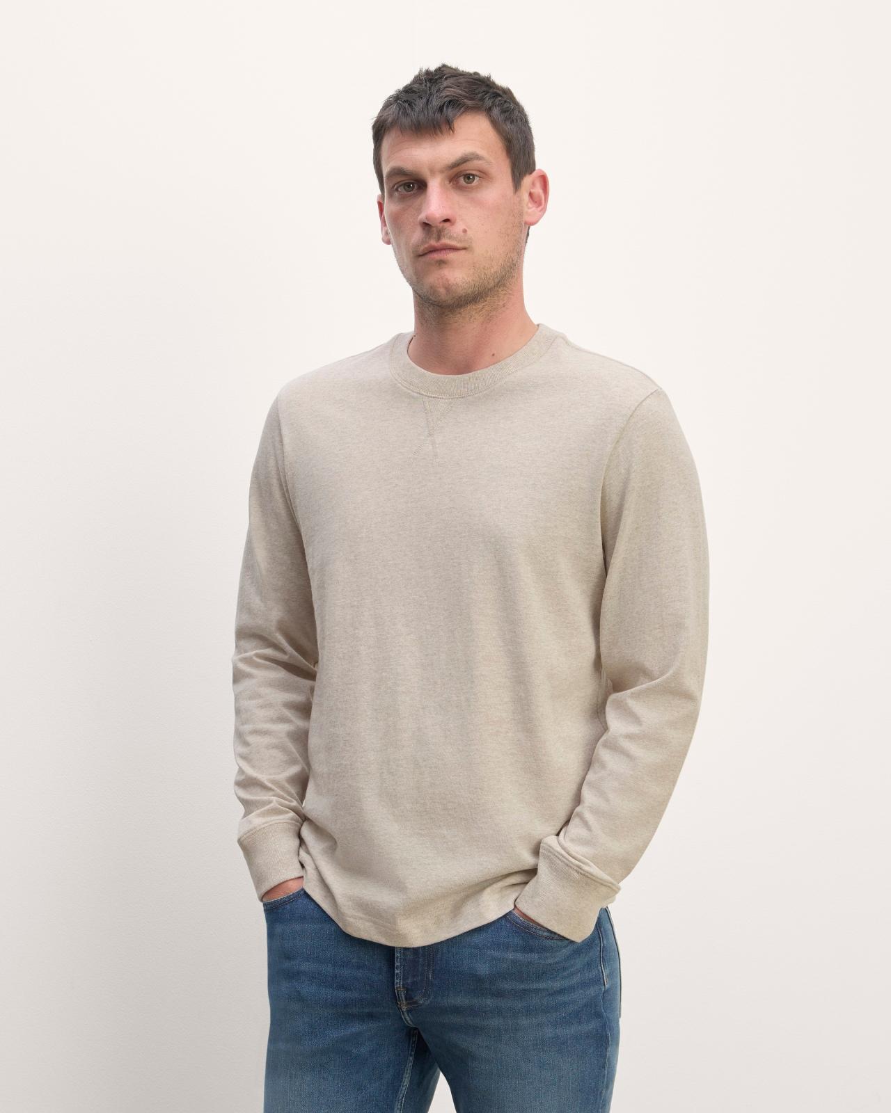 Mens Premium-Weight Relaxed Crew T-Shirt by Everlane Product Image