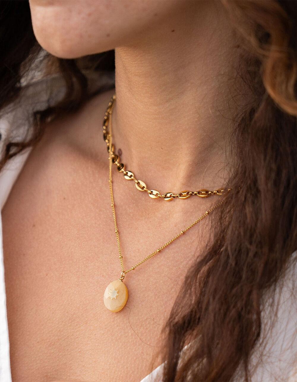 SALTY CALI Links Chain Necklace - GOLD Product Image