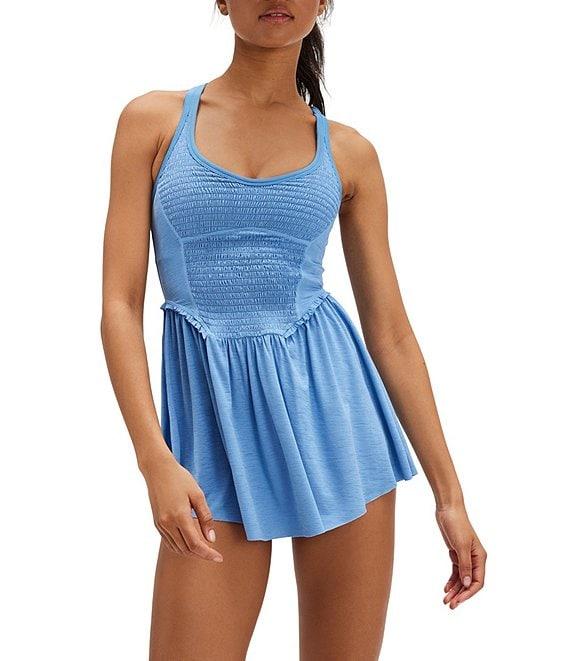 Free People FP Movement Smockin Hot Scoop Neck Sleeveless Dress Product Image