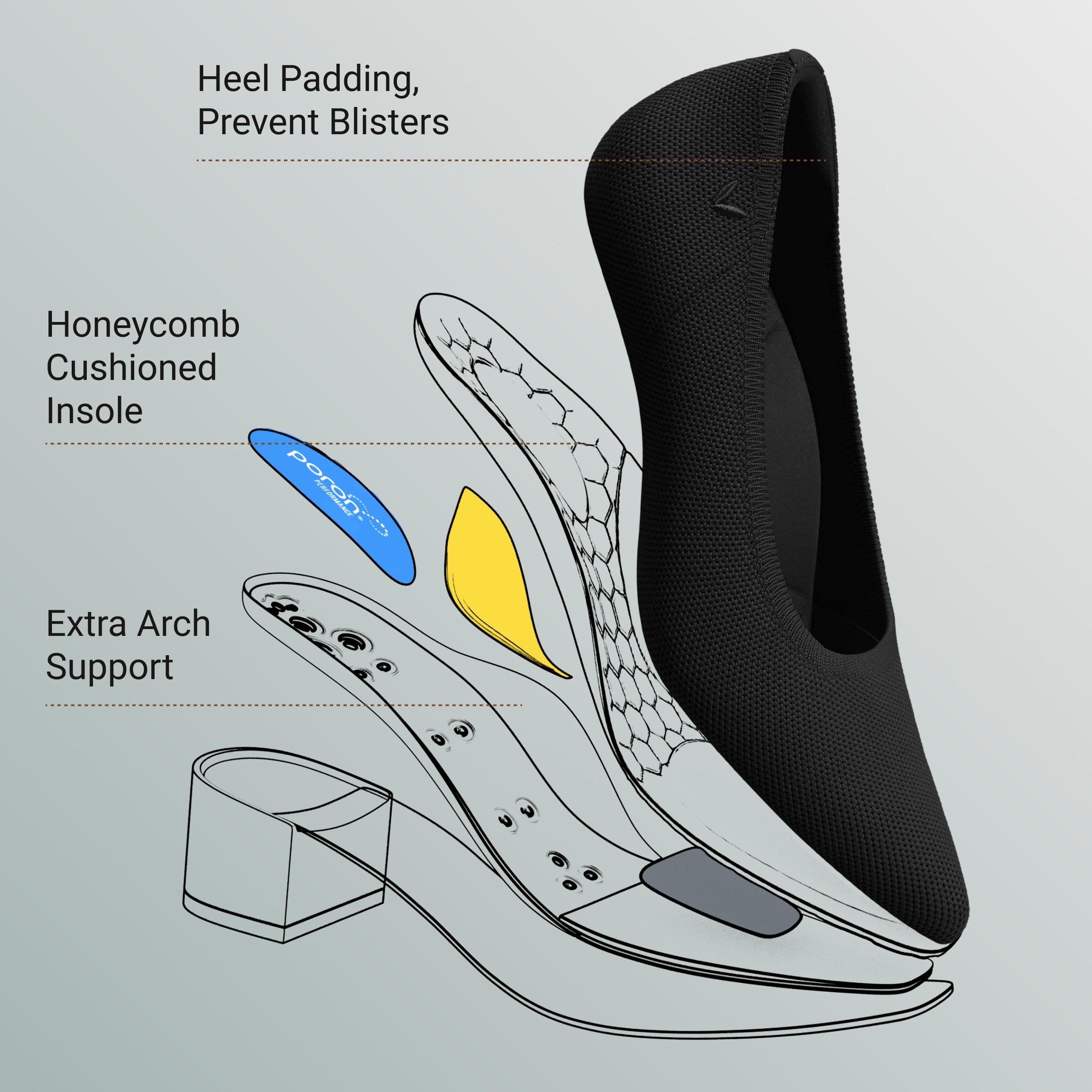 Pointed-Toe Stress FREE Chunky Heels (Georgia) Product Image