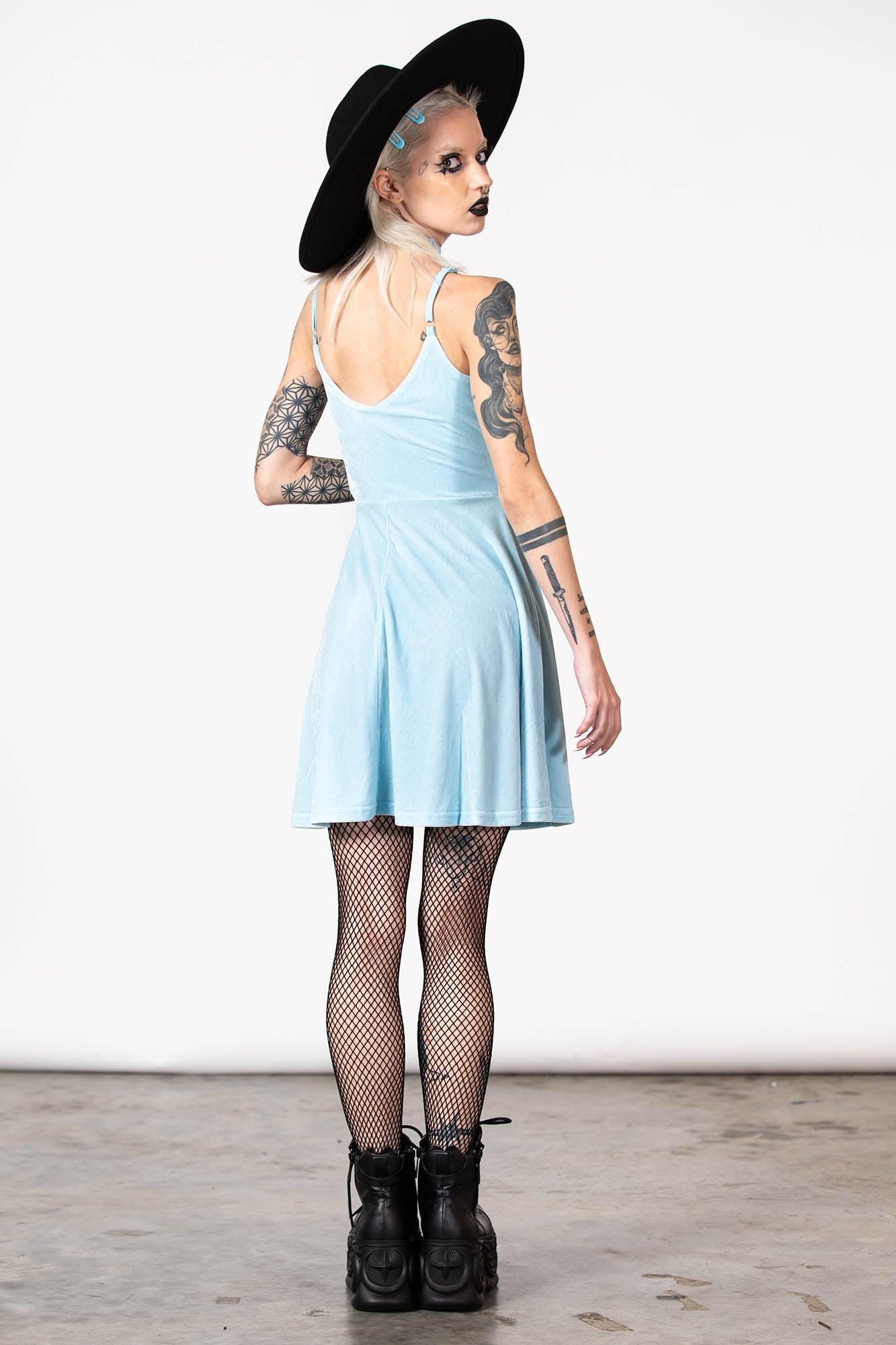 Magica Skater Dress [PASTEL BLUE] - Resurrect Female Product Image