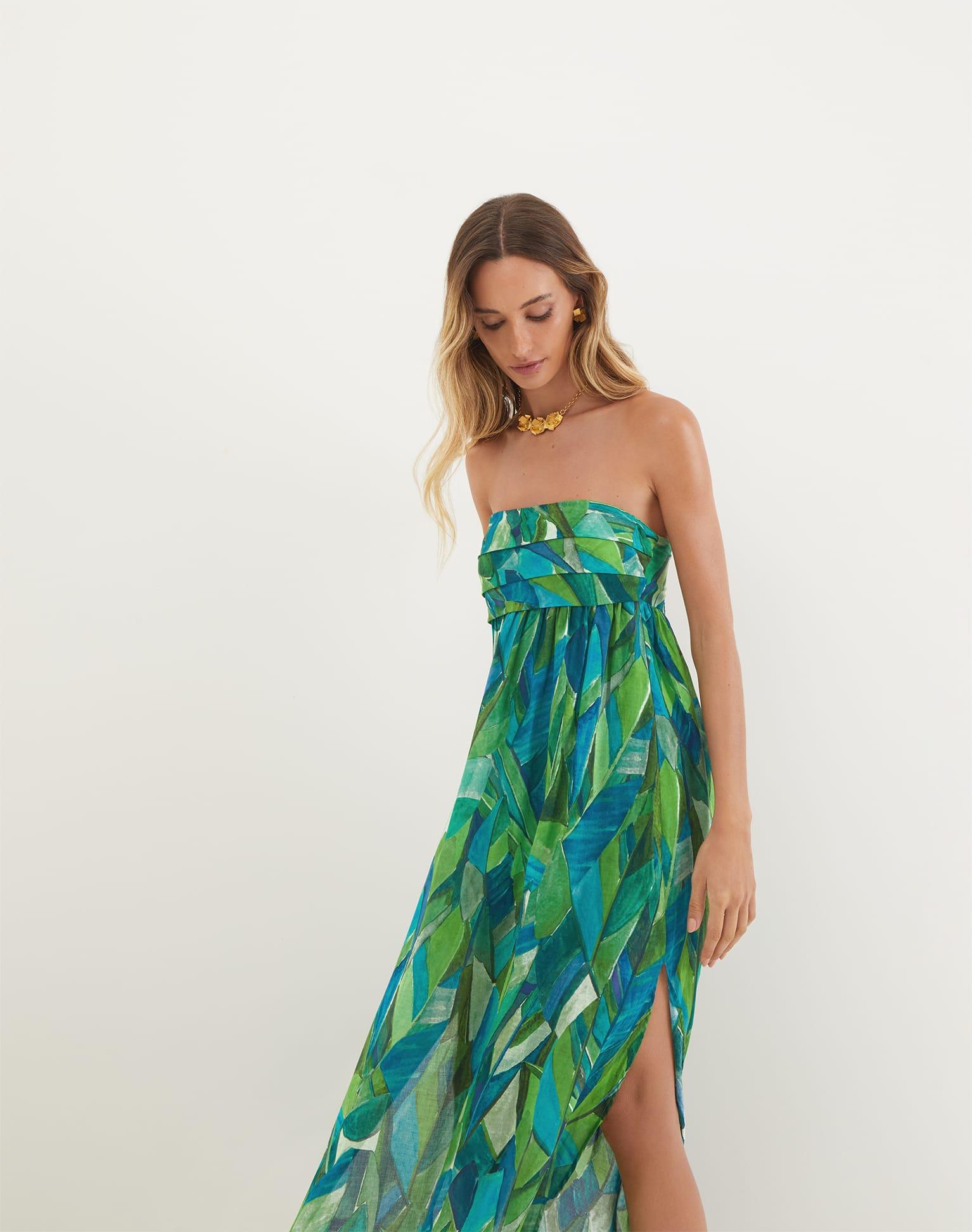 Davina Maxi Dress - Tropics Product Image