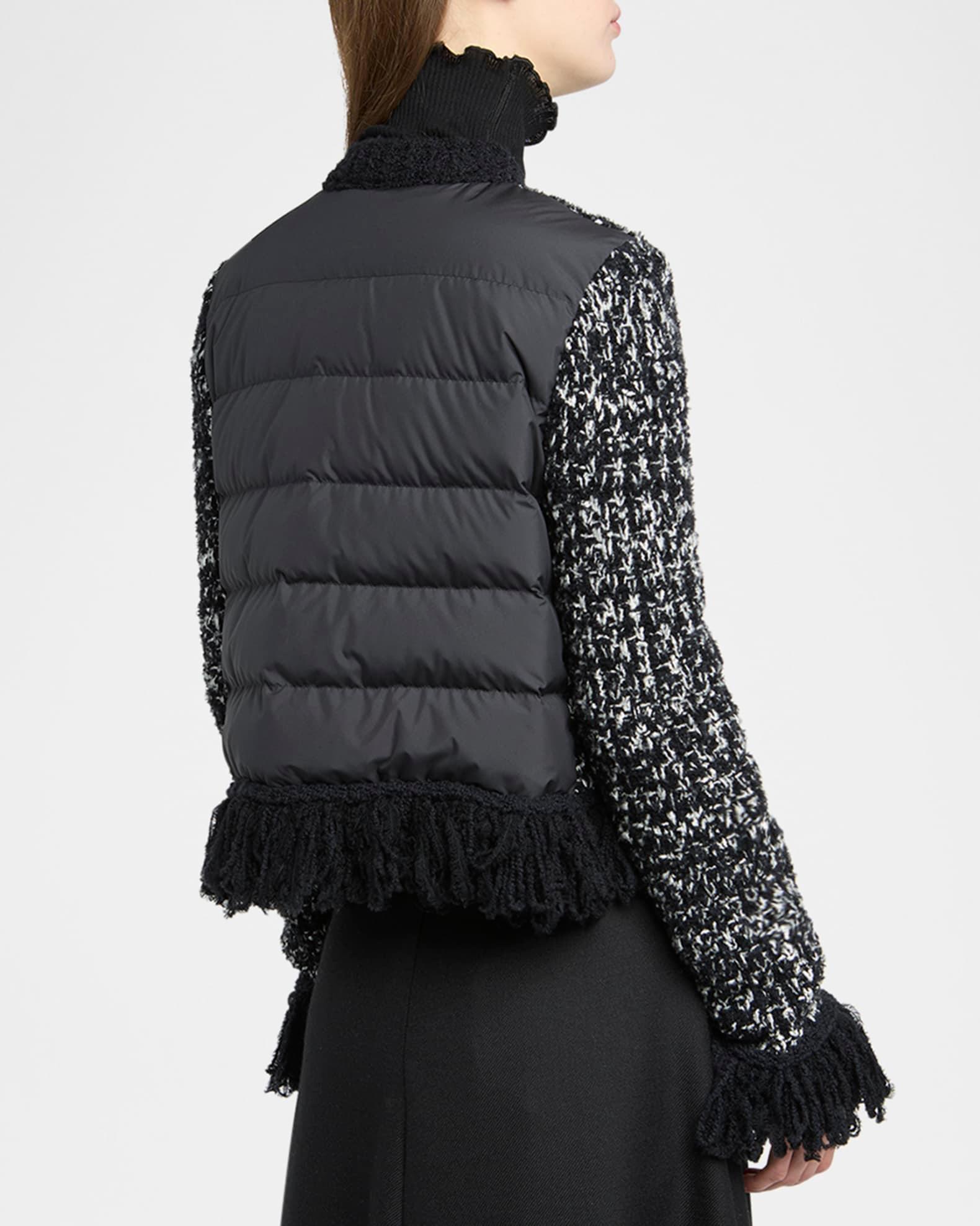 Fringe Button-Front Cardigan  Product Image