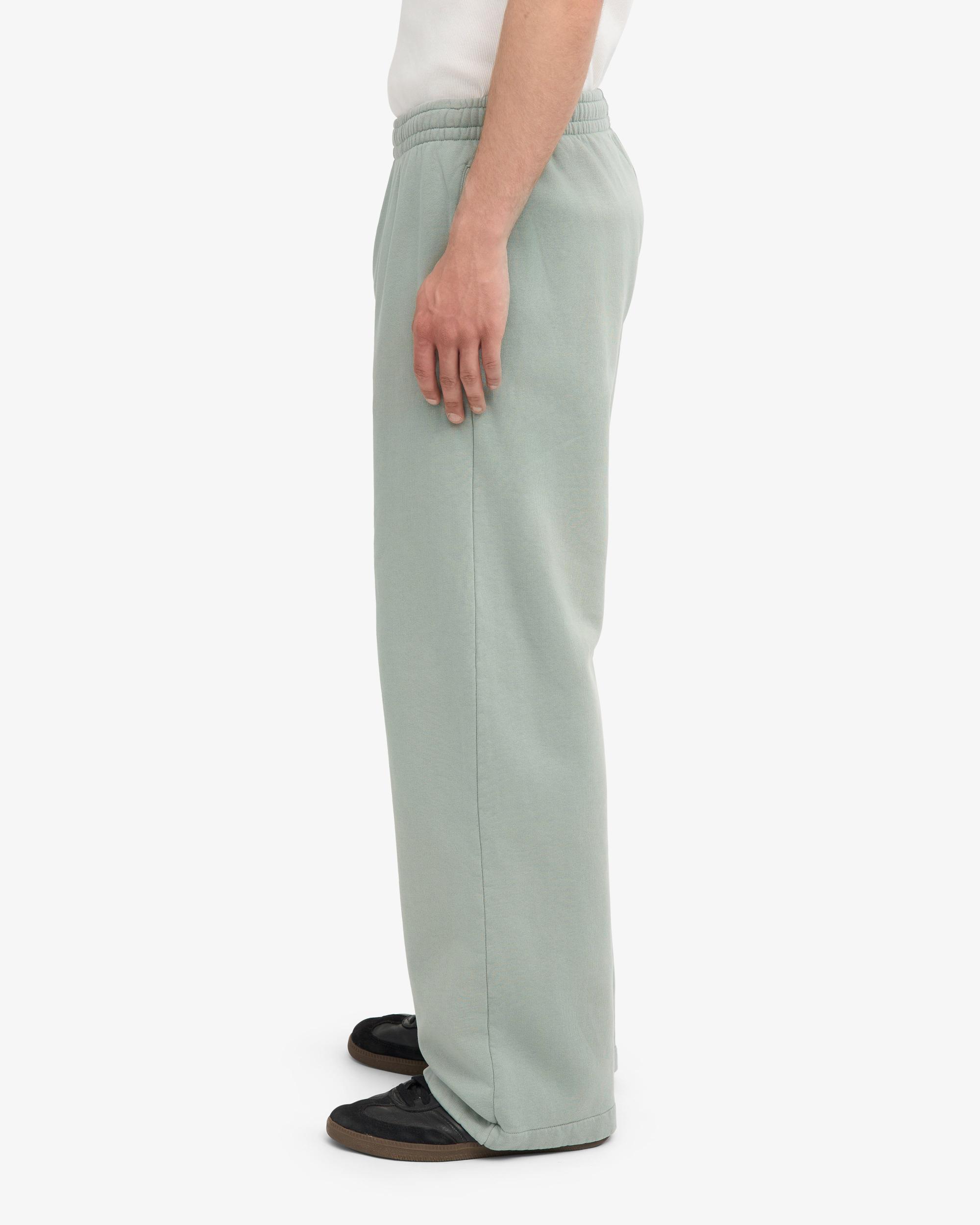 Organic Straight Leg Sweatpants - Steel Blue Product Image