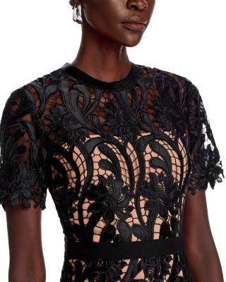 Prairie Guipure Lace Midi Dress  Product Image