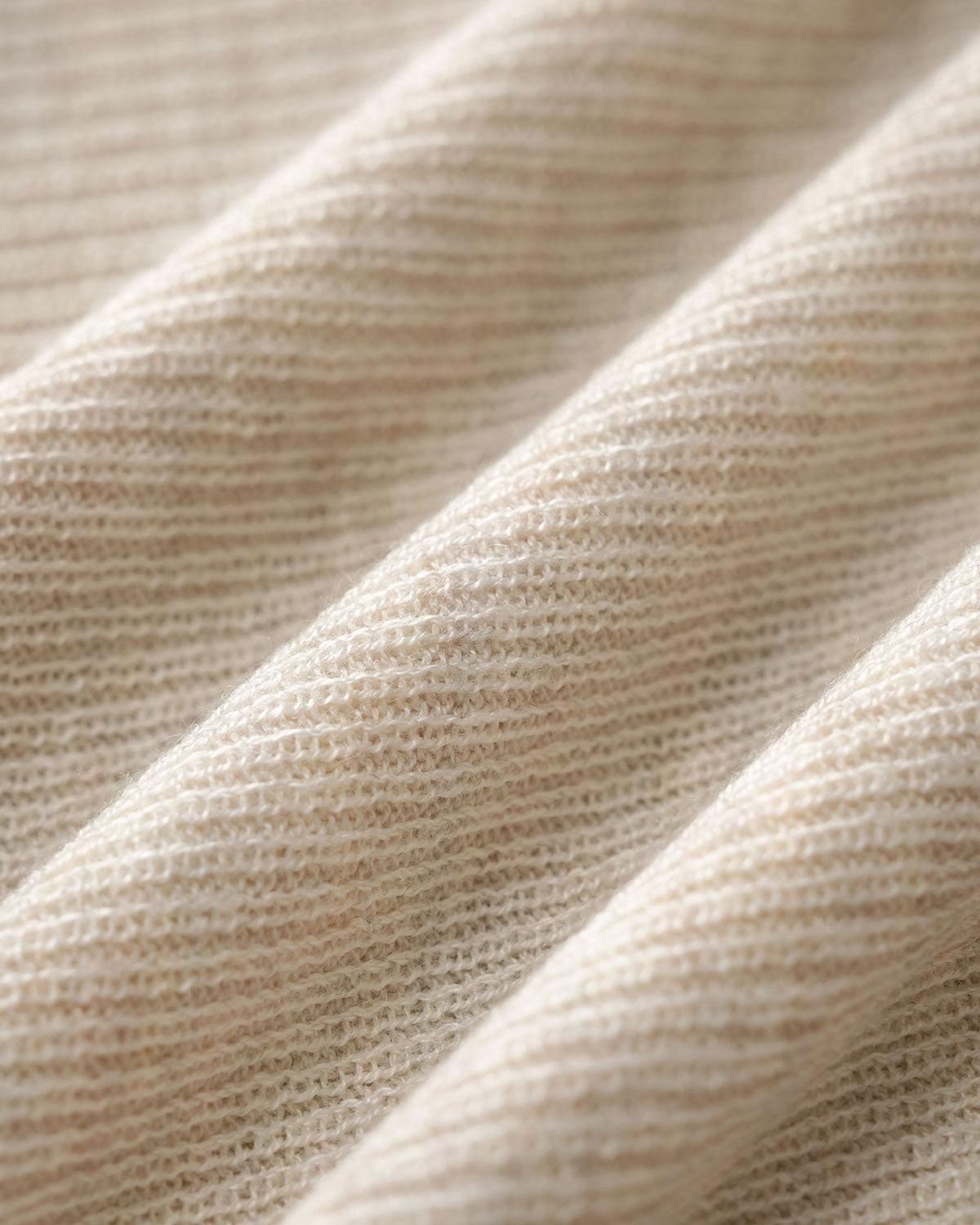 Apricot Cowl Neck Knit Tee Product Image