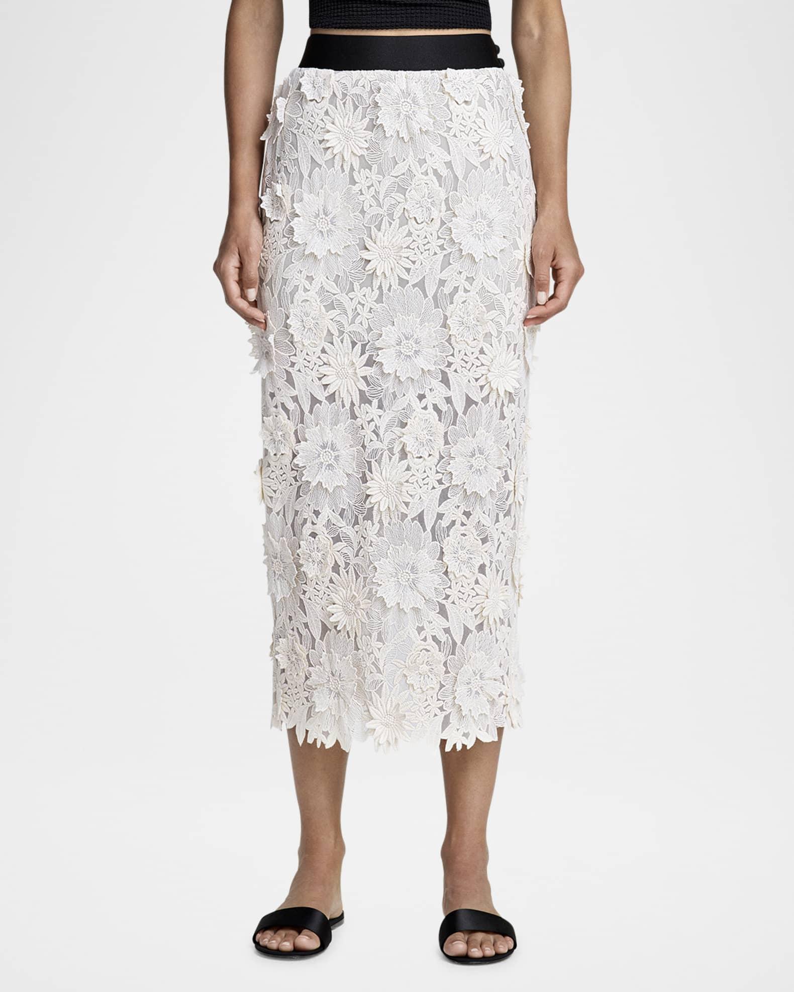 Applique Pencil Skirt Product Image