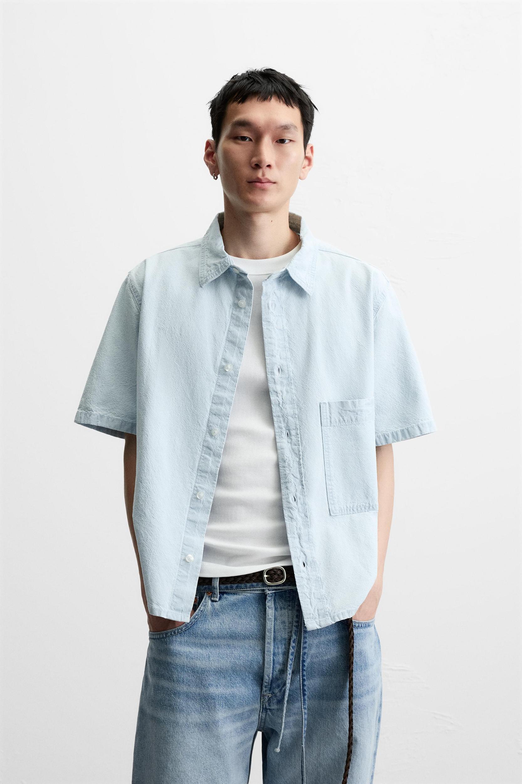 WASHED POCKET SHIRT Product Image