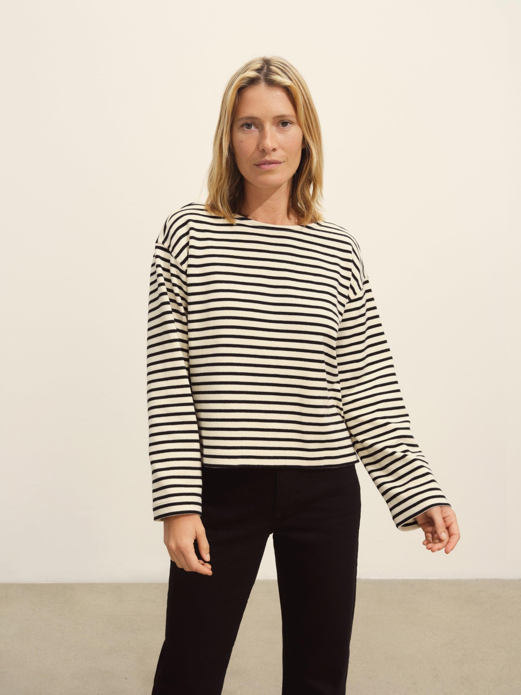Natural/Black Stripe Mariner Catalina Tee Product Image