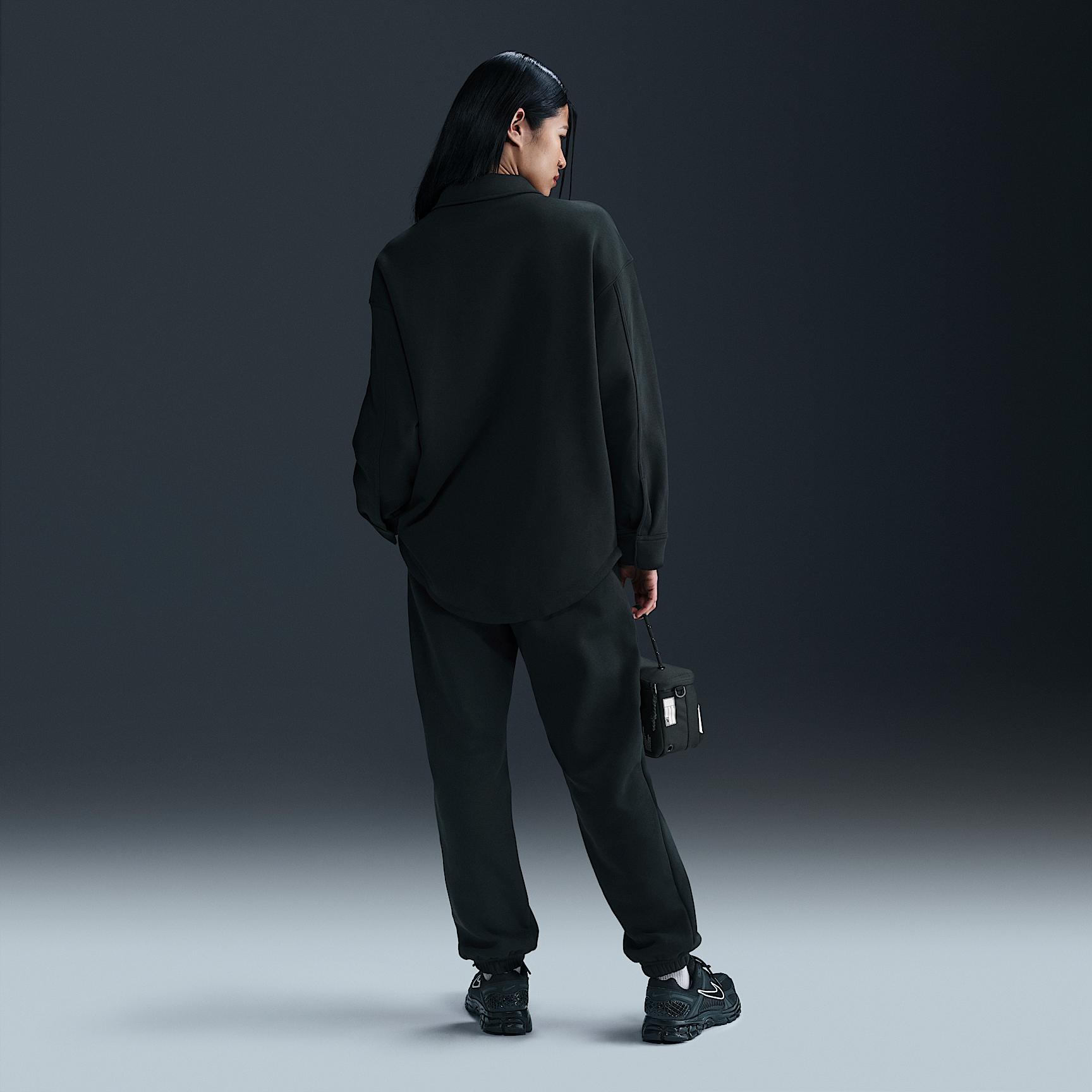 Womens Nike Sportswear Phoenix Fleece Oversized Shirt Jacket Product Image