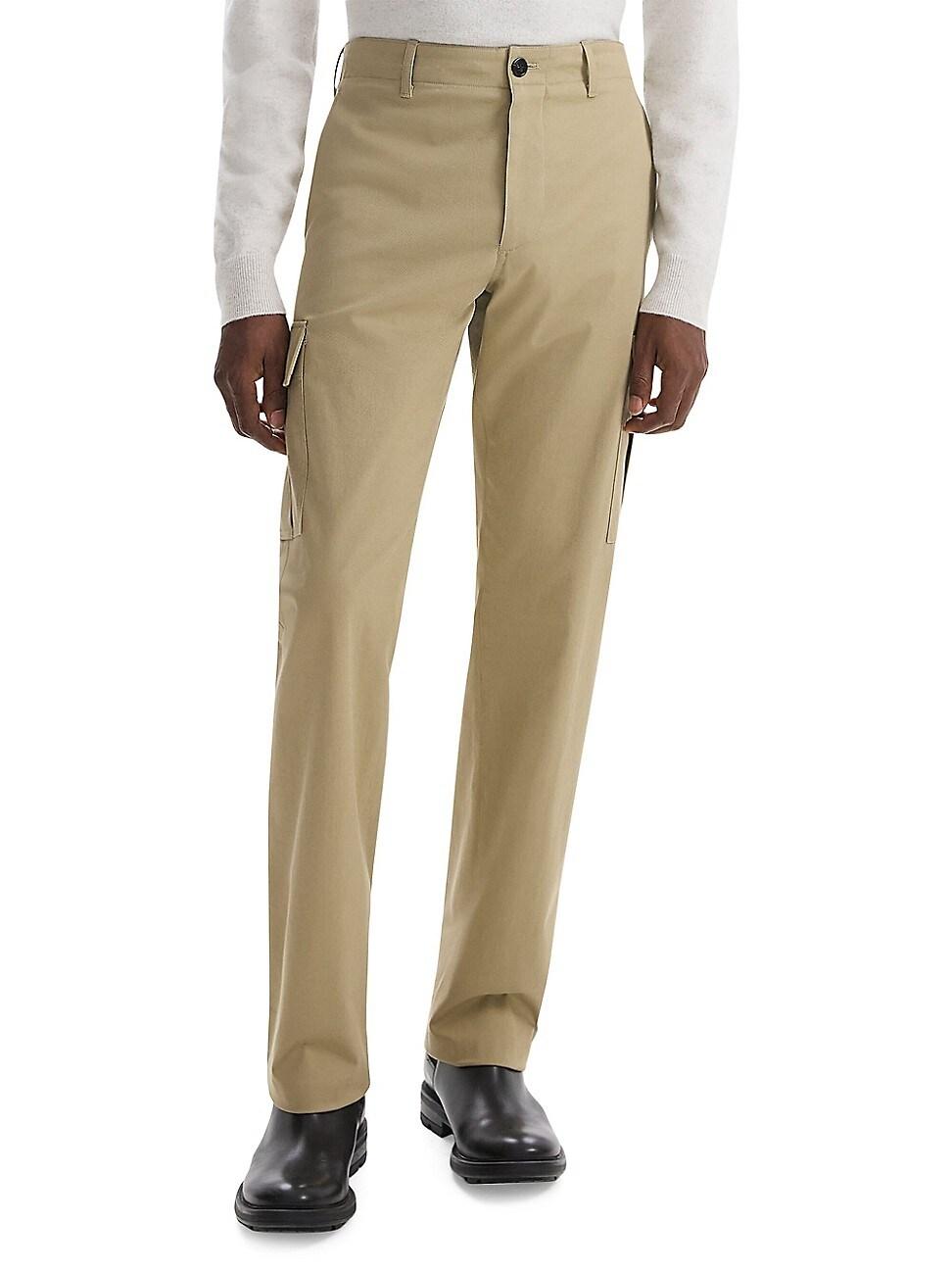 Mens Stretch-Cotton Cargo Trousers Product Image