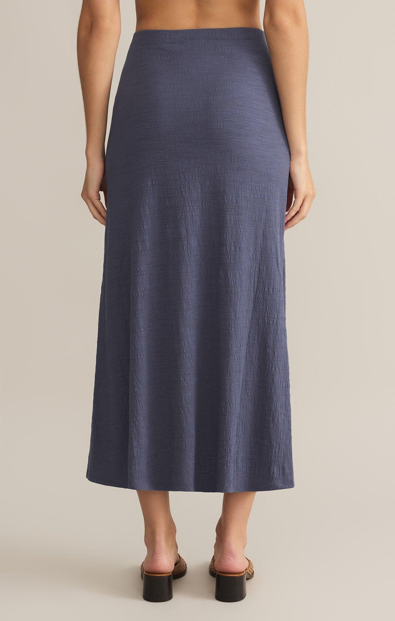 DELAVINE TEXTURED MIDI SKIRT Product Image